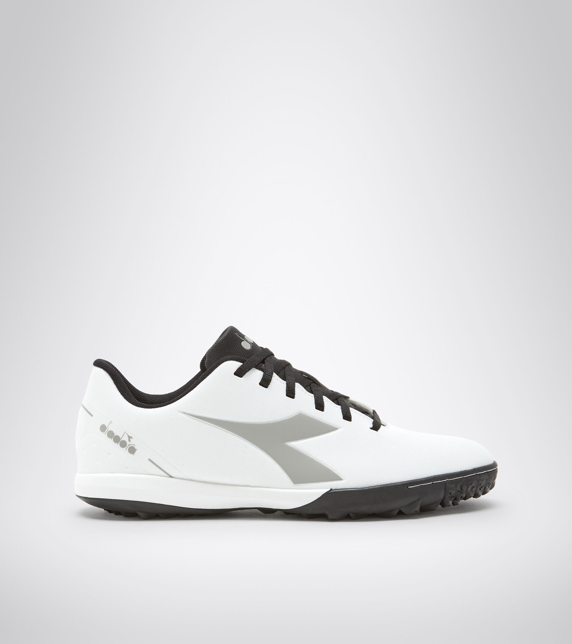 Futsal boot - Specific outsole for synthetic/hard grounds PICHICHI 5 TFR WHITE/COOL GRAY/BLACK - Diadora