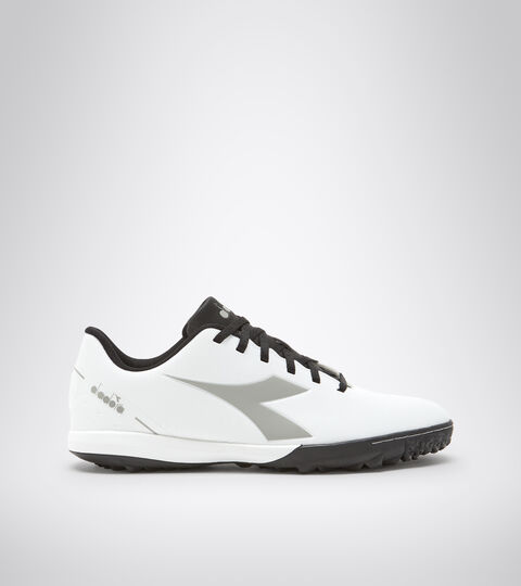 Futsal boot - Specific outsole for synthetic/hard grounds PICHICHI 5 TFR WHITE/COOL GRAY/BLACK - Diadora