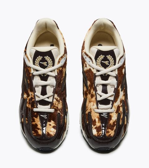 Leather Sneaker - Retro-Running Style - All-gender MYTHOS PROPULSION 280 JUNGLE BLACK COFFEE - Diadora