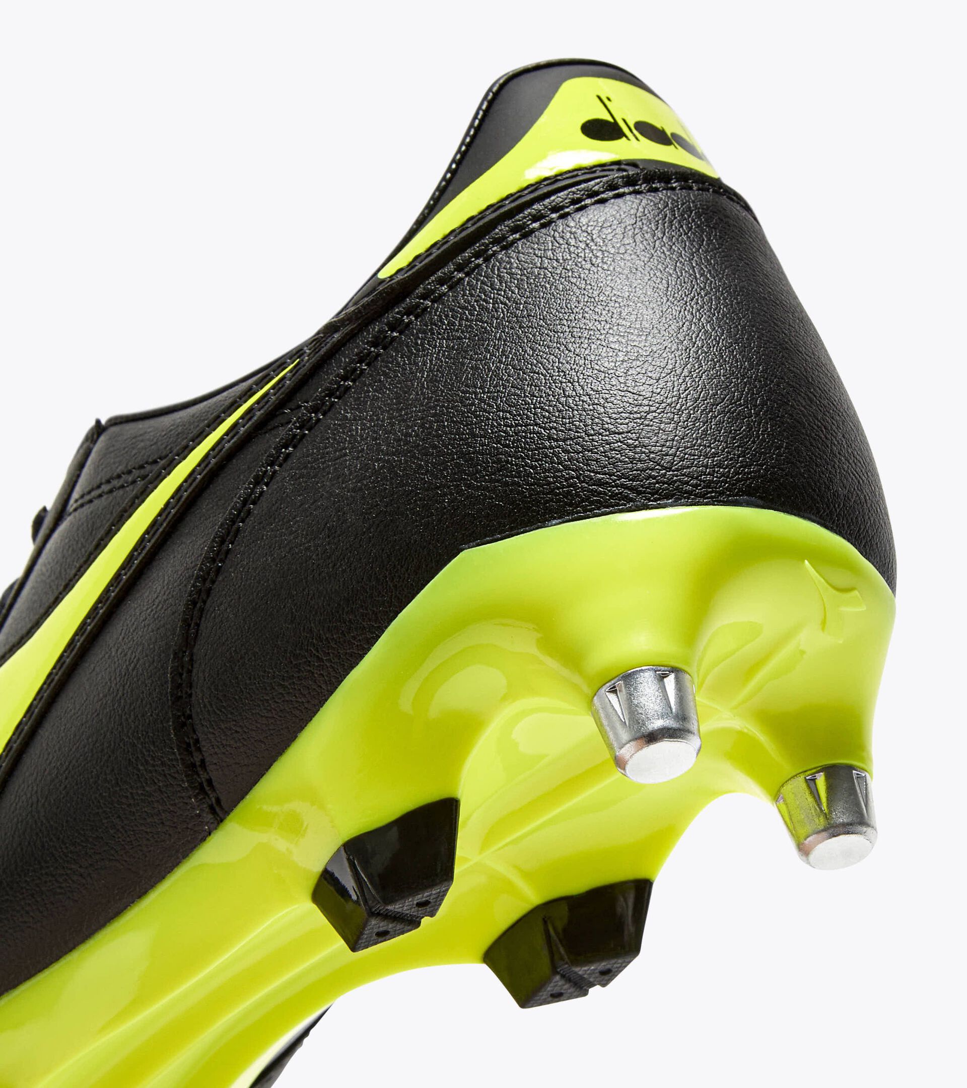 Fußballschuh für weiche oder nasse Böden - Herren BRASIL ICON R MPH SCHWARZ/FLUO GELB DD - Diadora