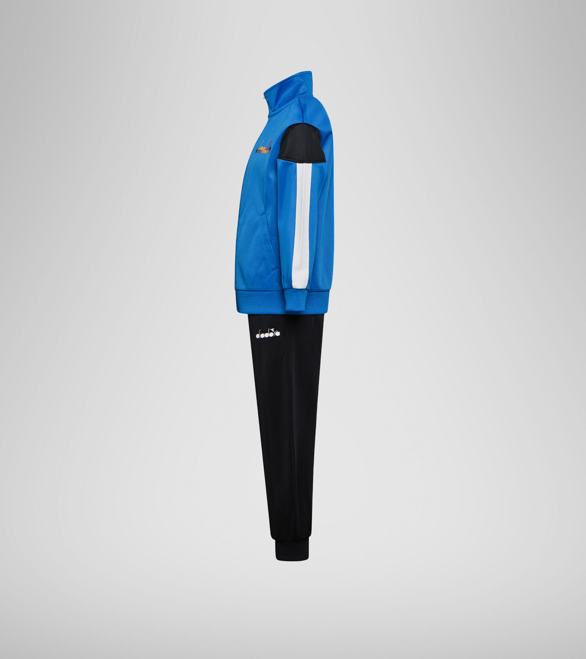 Apparel Sport BAMBINO JB. TRACKSUIT FZ DIADORA CLUB MICRO BLUE Diadora