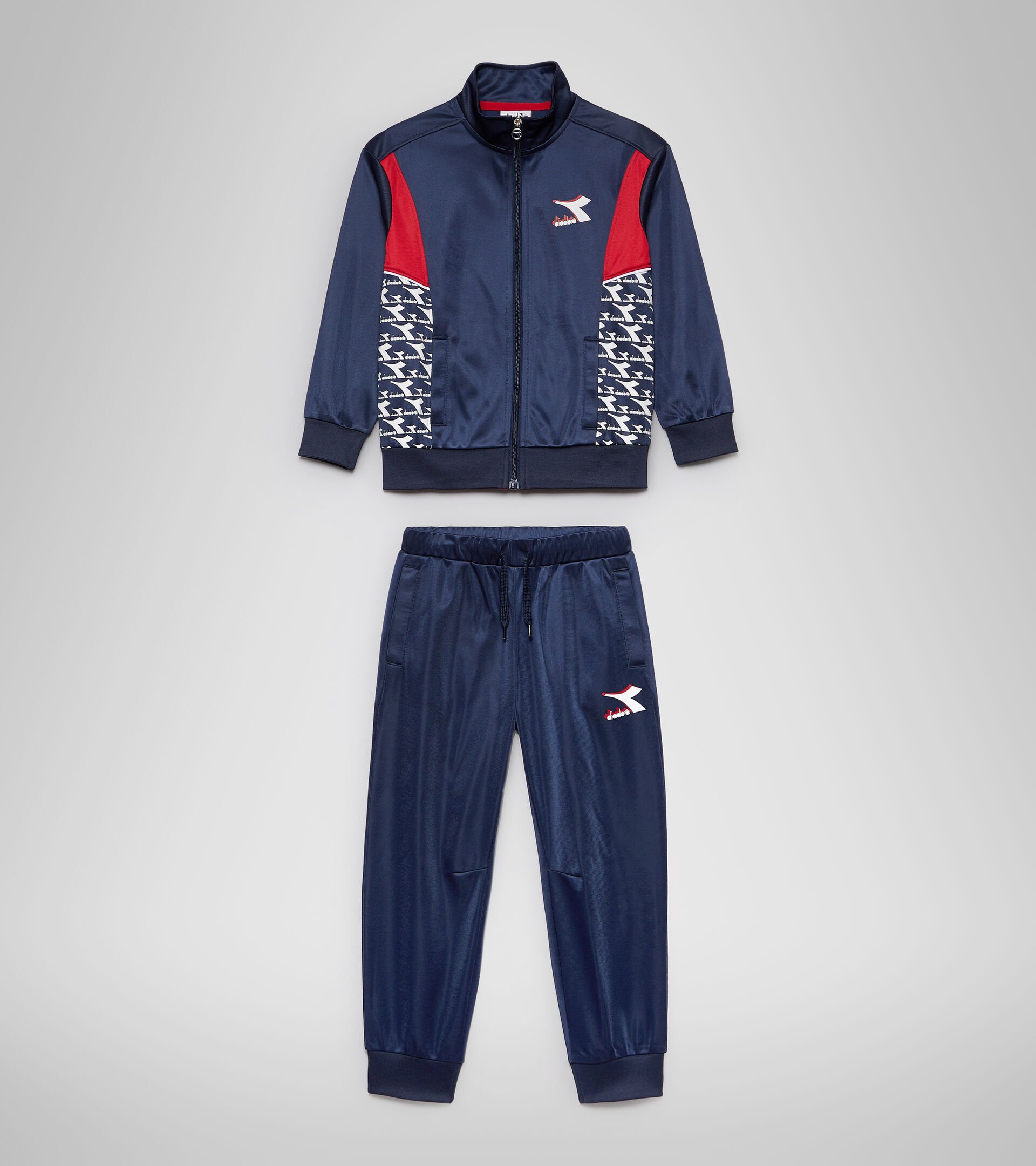Tracksuit - Kids JU. LIGHT FZ TRACKSUIT CUBIC CLASSIC NAVY - Diadora