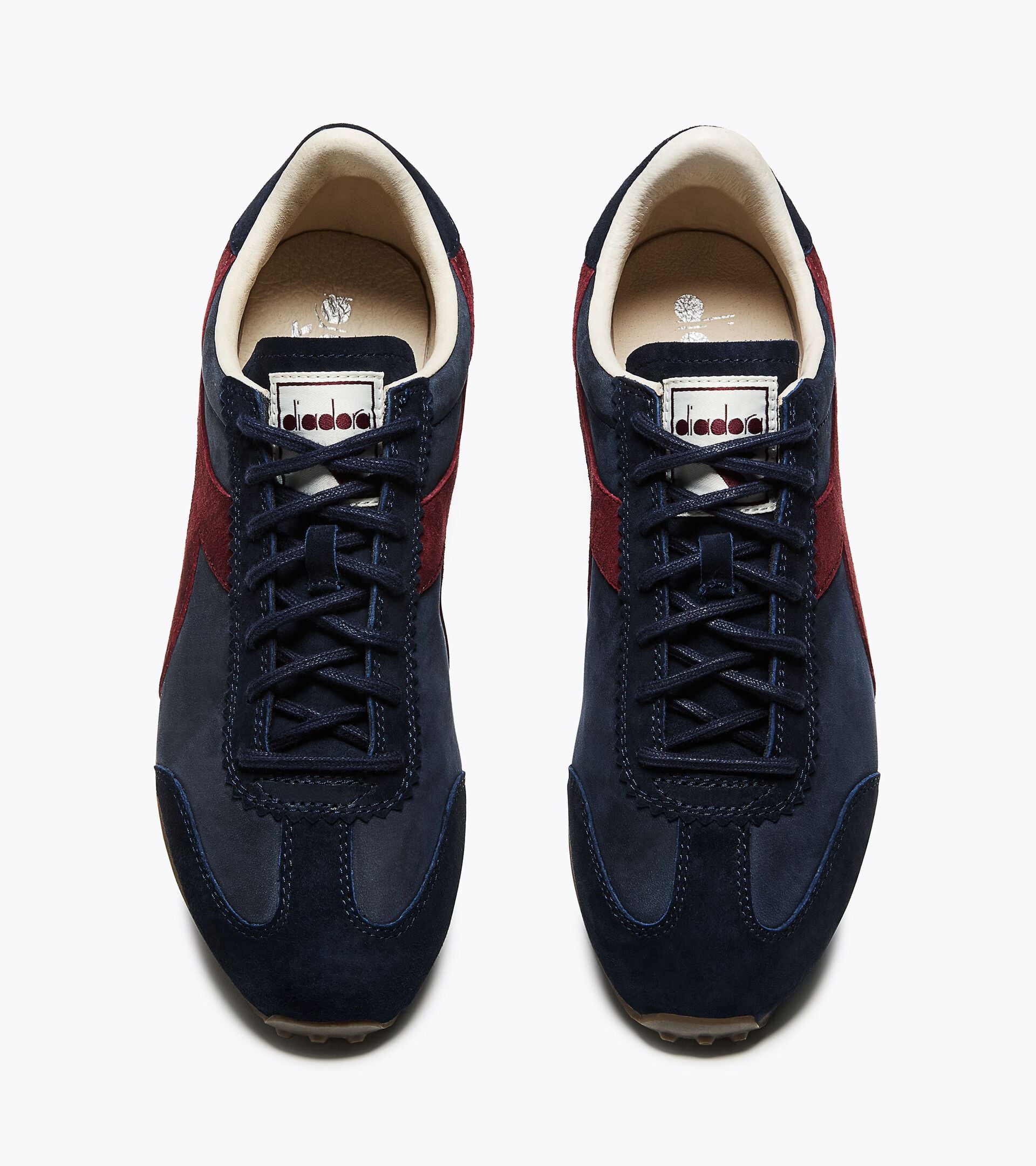 Leather Sneaker - Low-Profile - All-gender RALLY WAXED NAVY TUAREG - Diadora