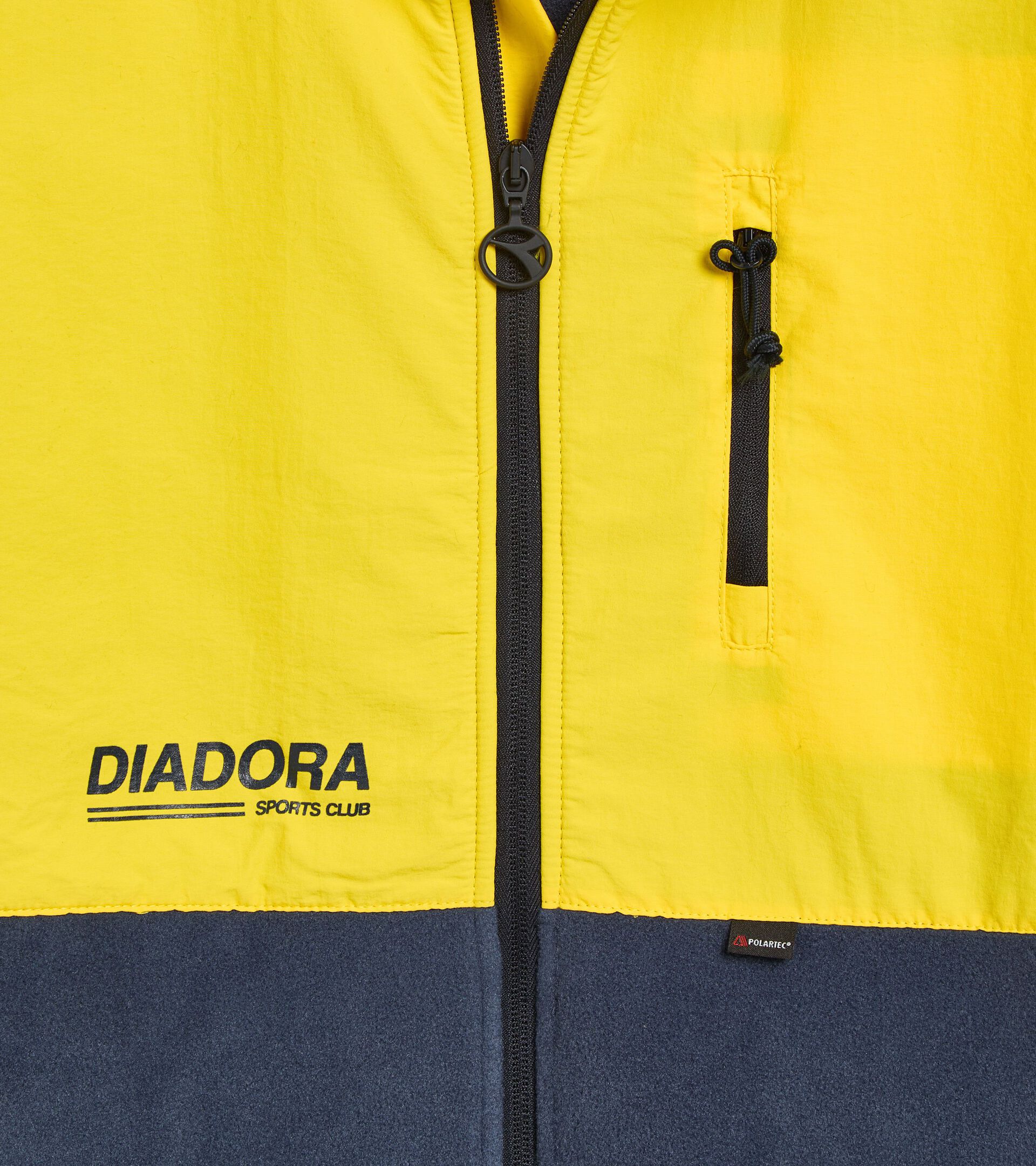 Legacy hoodie - Made in Italy - All-Gender HOODIE SHERPA LEGACY HIGH VISIBILITY - Diadora