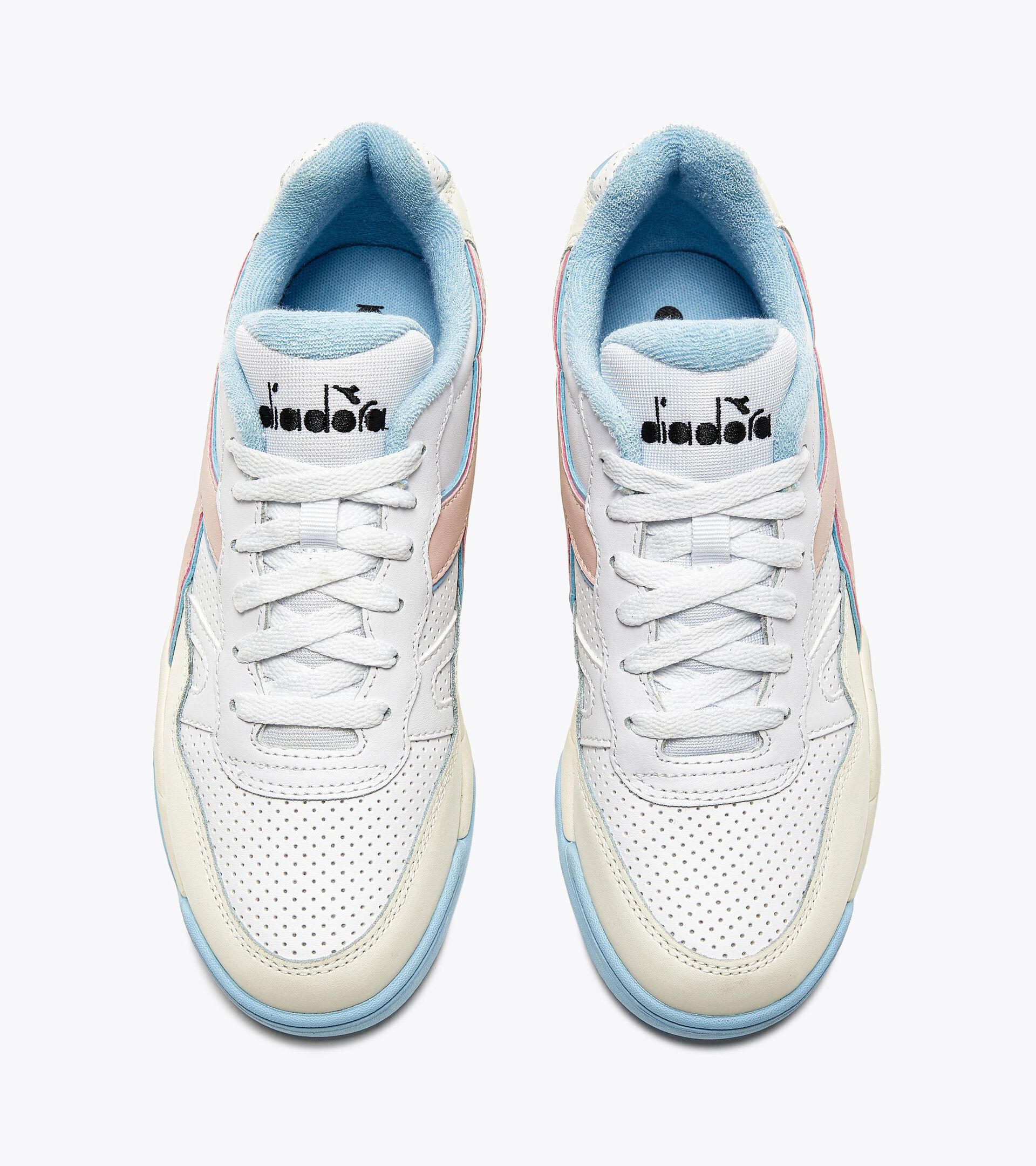 Sporty sneakers - Gender neutral WINNER WHITE/PEACH WHIP - Diadora