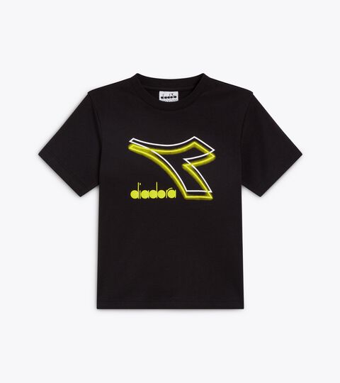 JB. T-SHIRT SS LOGO, NEGRO Camiseta con estampado - Corte cómodo - Niños/Adolescentes
 JB. T-SHIRT SS LOGO NEGRO - Diadora