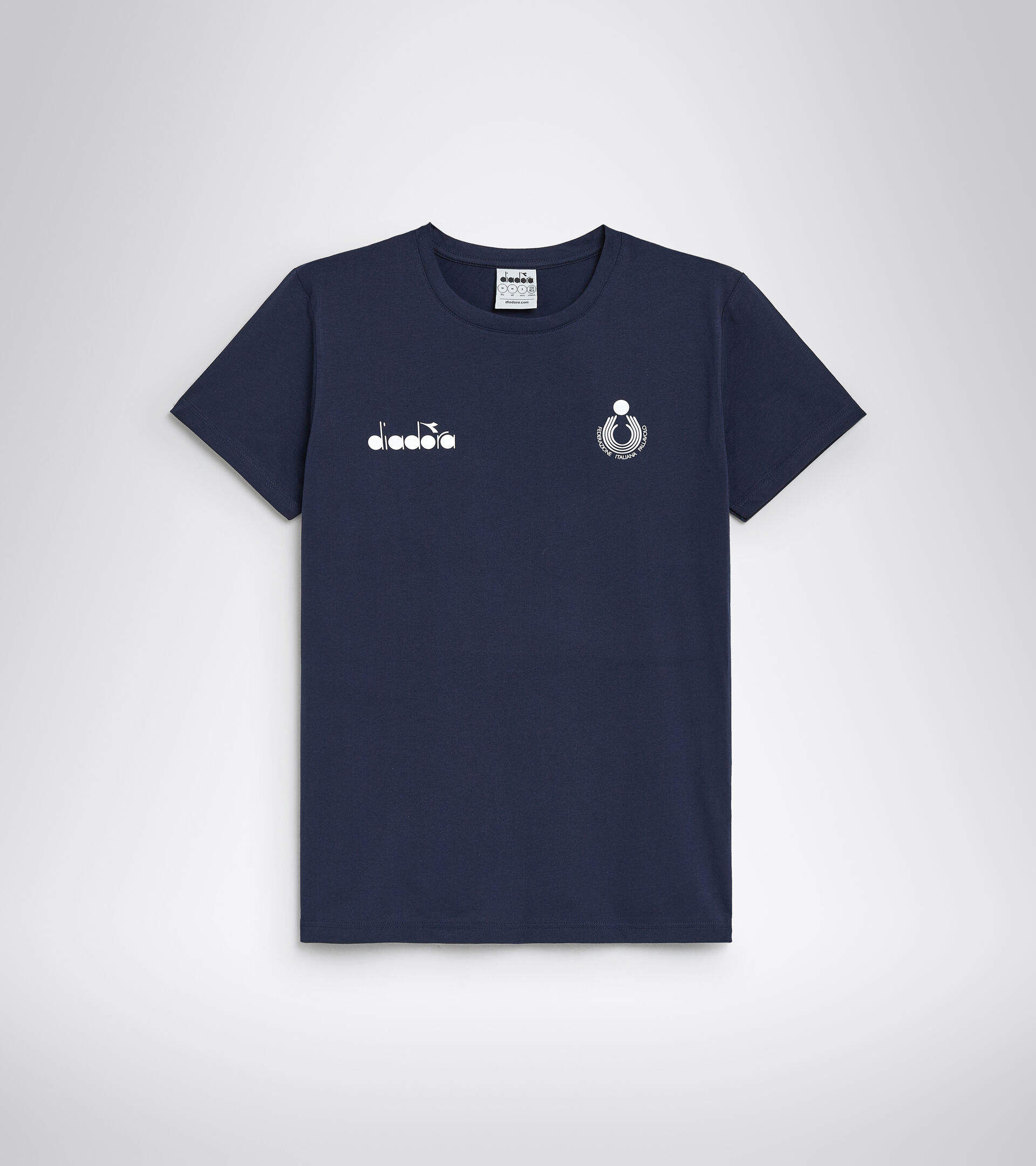 Representative t-shirt - Italy National Volleyball Team T-SHIRT RAPPRESENTANZA BV ITALIA NAVY BLAZER - Diadora