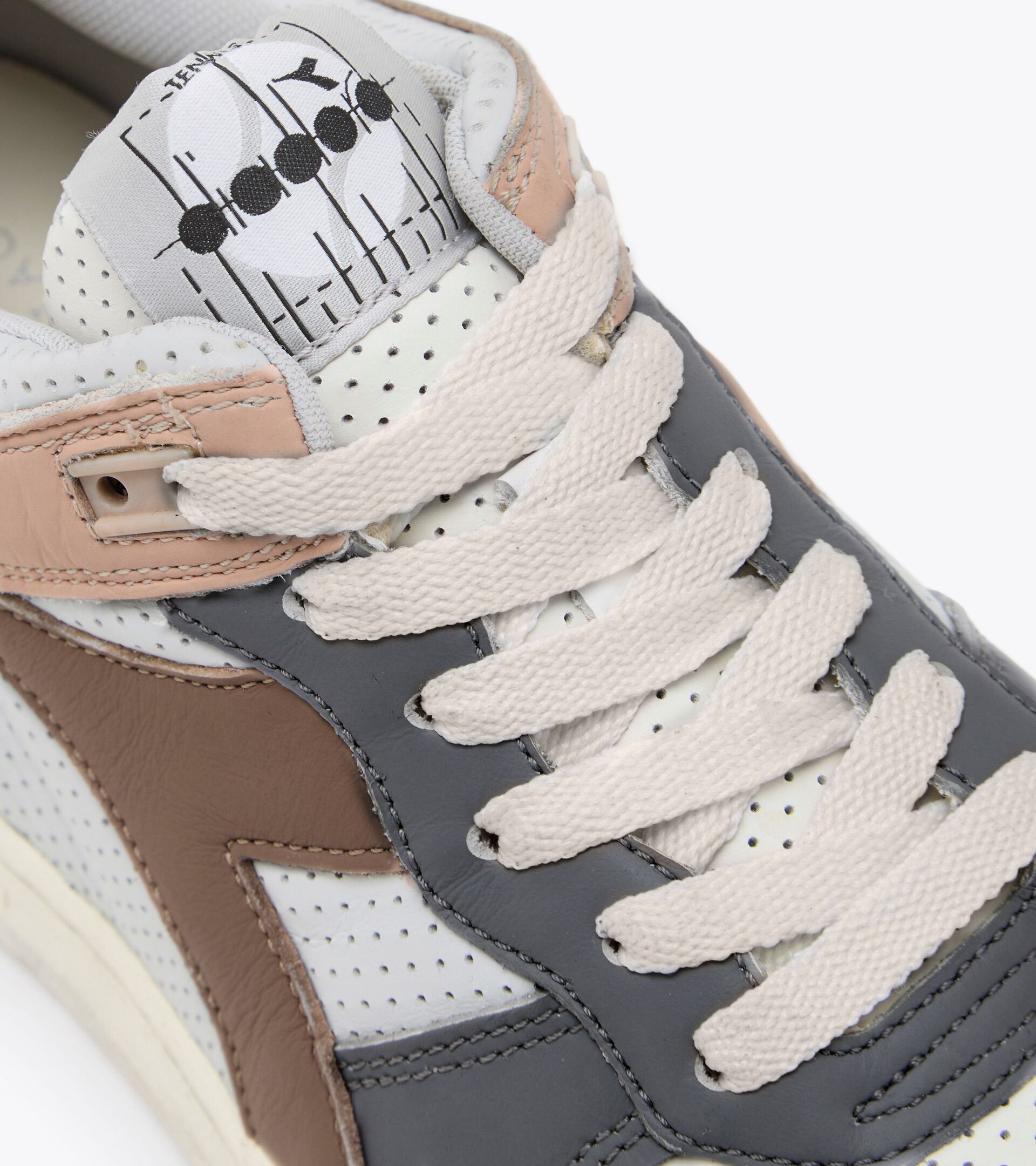 Heritage-Schuh - Unisex B.560 APULIA USED ITALIA MORGEN BLAU - Diadora