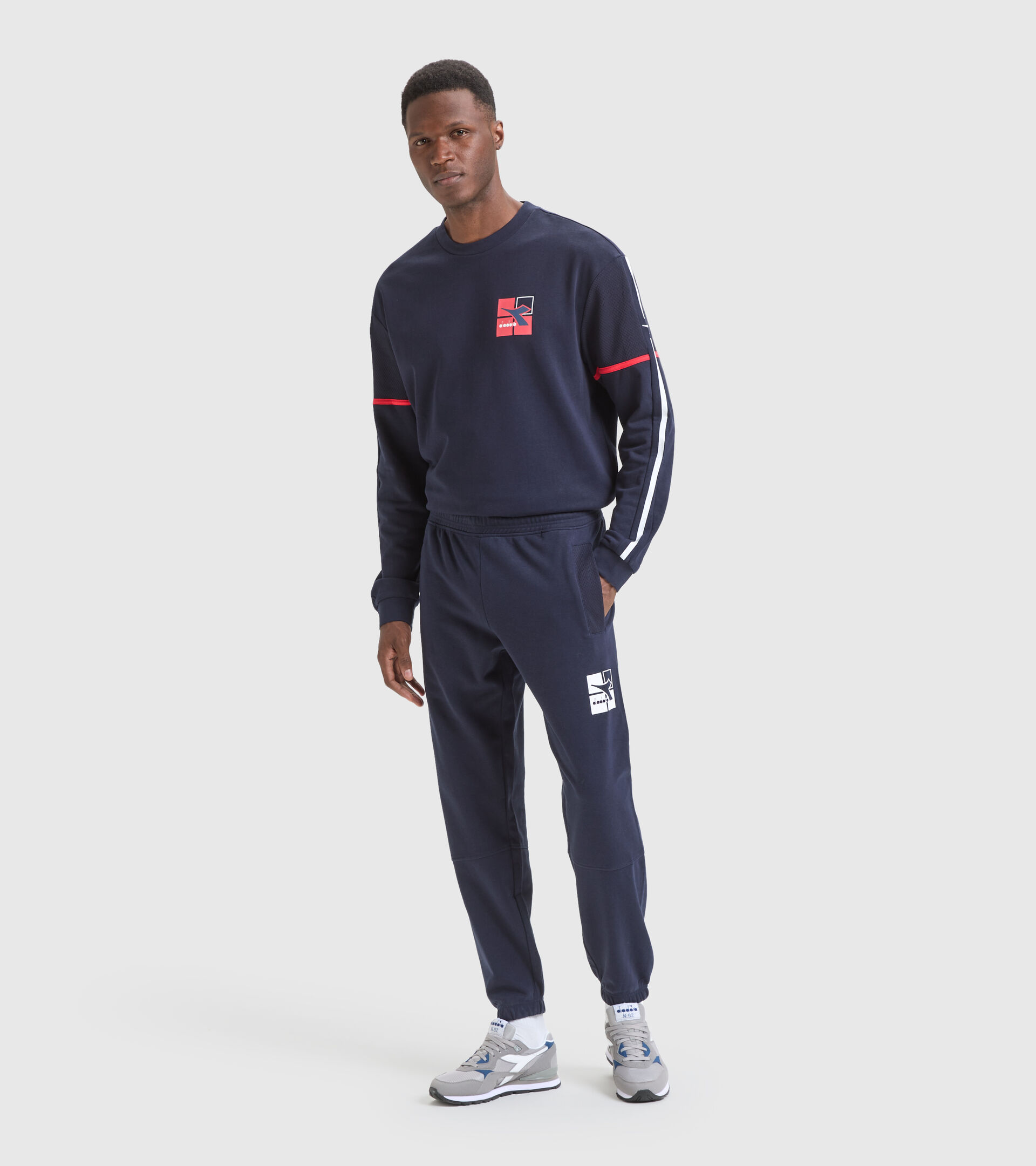 Pantalones deportivos - Hombre CUFF PANT WEAVE AZUL CHAQUETON - Diadora