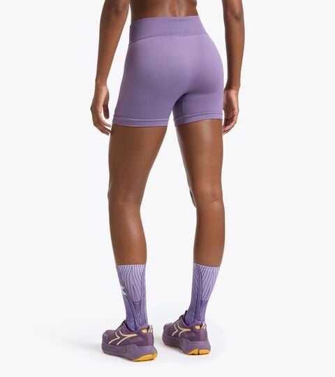 Short technique pour le contr&ocirc;le de la temp&eacute;rature -  Running - Femme L. SHORTER STRATOUNO COMPOTE DE RAISIN - Diadora