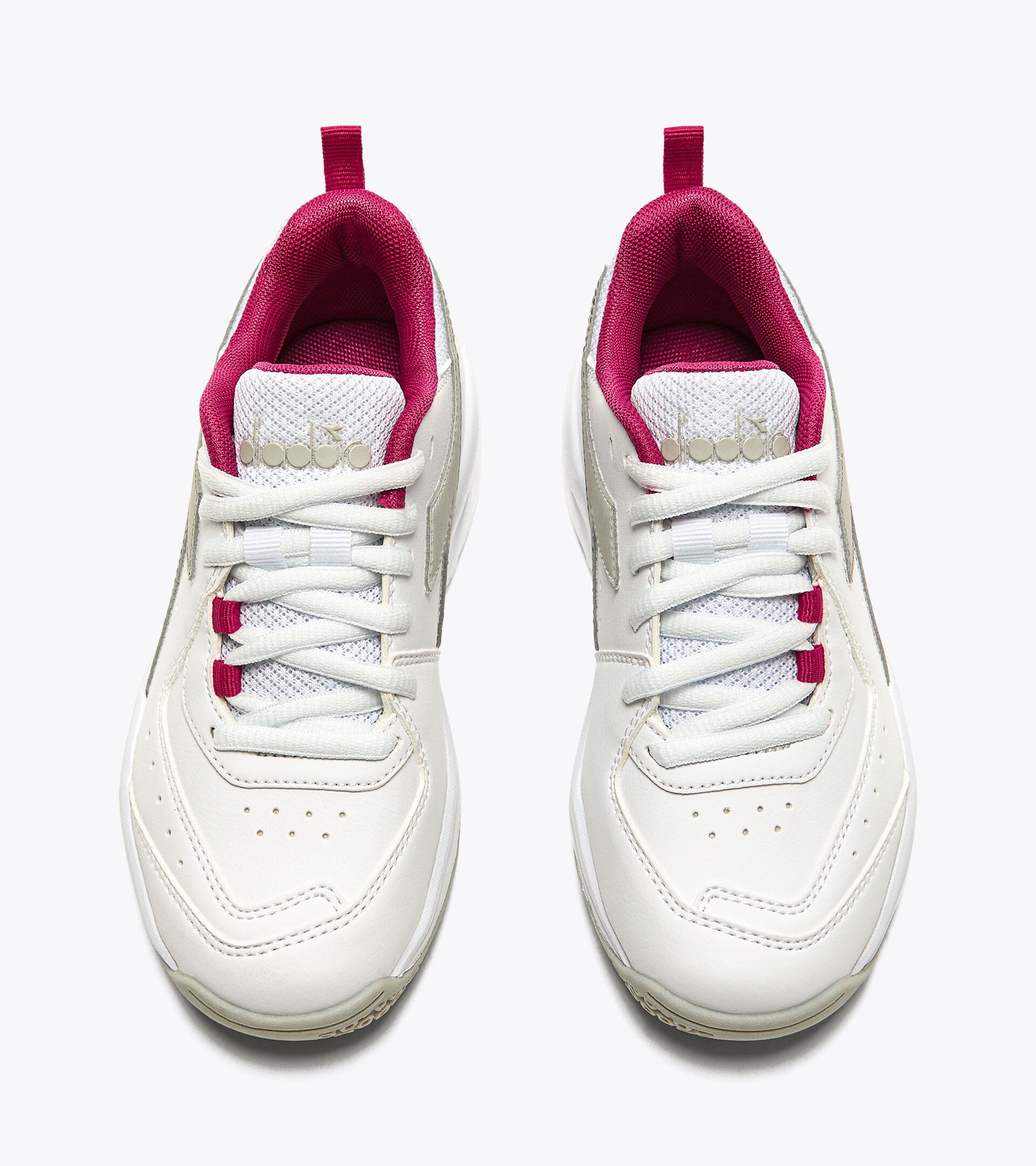 Tennis shoes - Youth S. CHALLENGE 5 SL JR WHITE/VIVACIOUS - Diadora