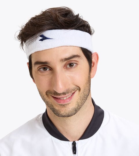 Cinta para el sudor de la frente HEAD BAND BLANCO VIVO - Diadora