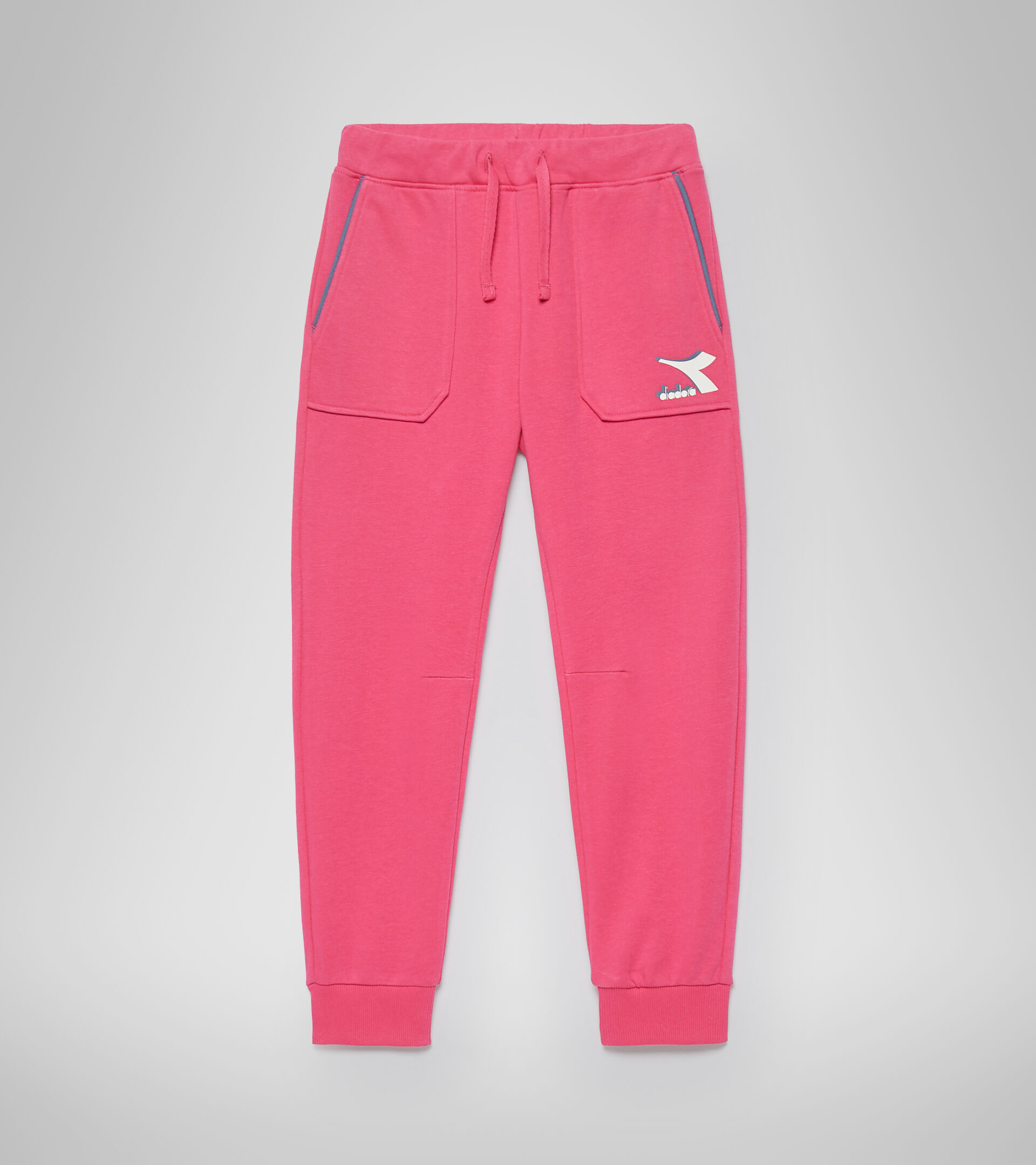 Sports trousers - Kids JU. CUFF PANTS CUBIC MAGENTA - Diadora