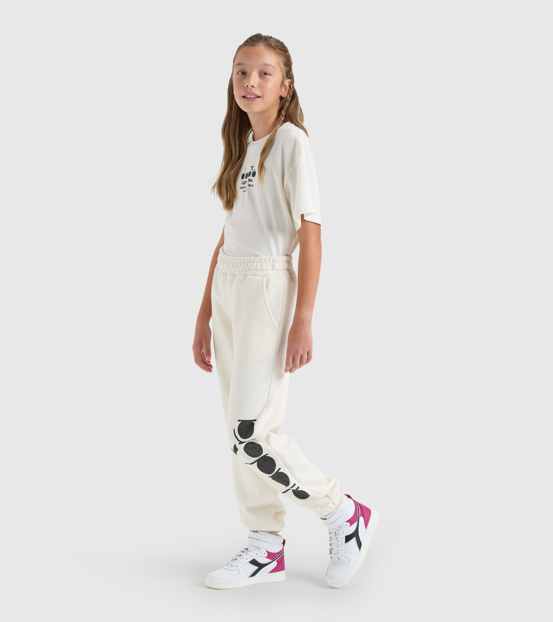 Trainingsanzug Relaxed-fit - Mädchen JG.PANTS CUFF D GELBCREME - Diadora