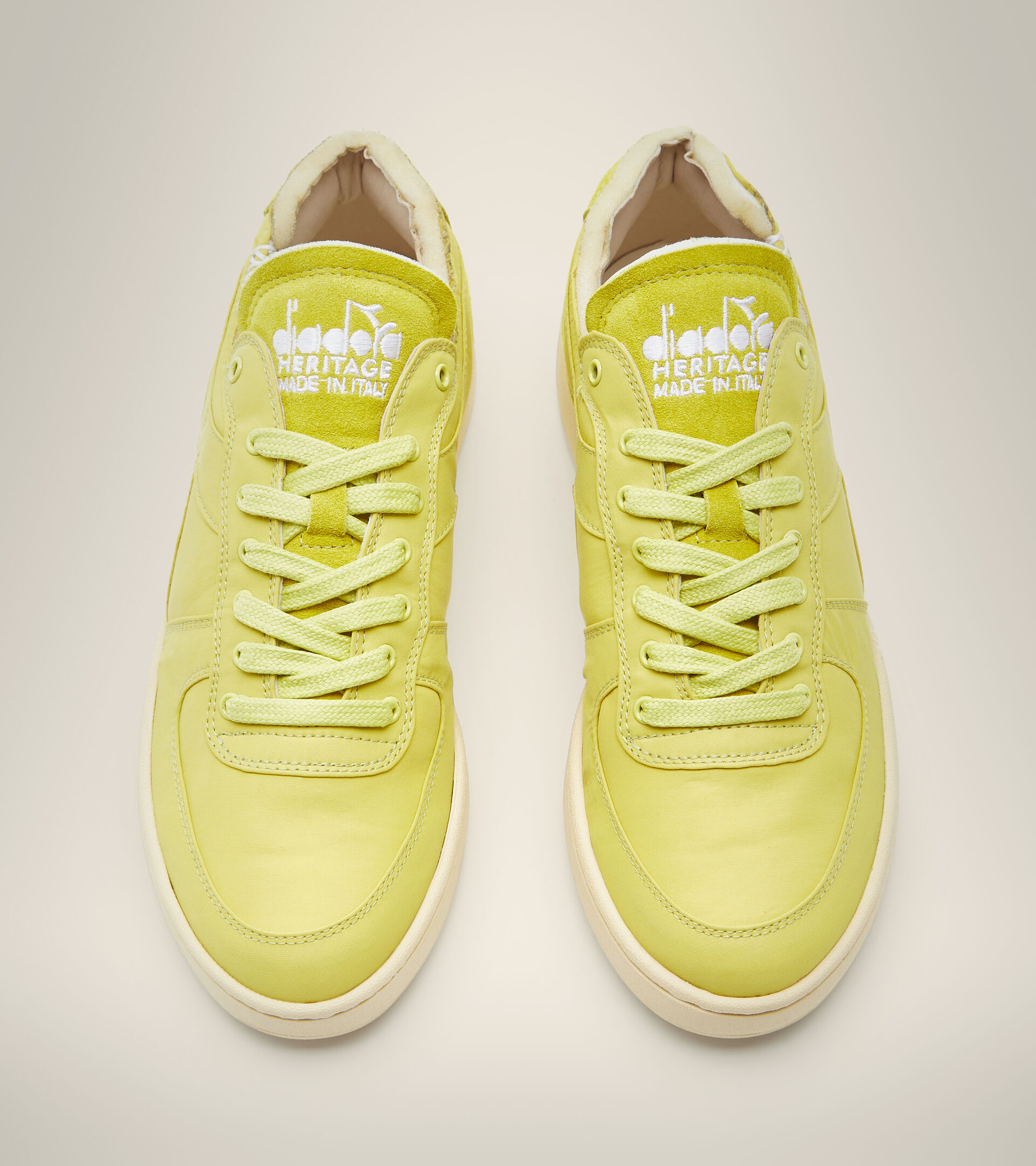 Heritage shoe - Unisex MI BASKET ROW CUT SOFTECH APPLE GREEN - Diadora