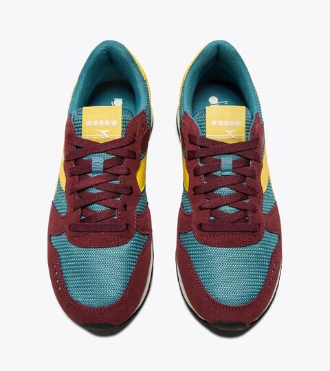 Suede leather sneaker - All-gender
 CAMARO M2 BRITTANY BLUE/HOT CHOCOLATE - Diadora