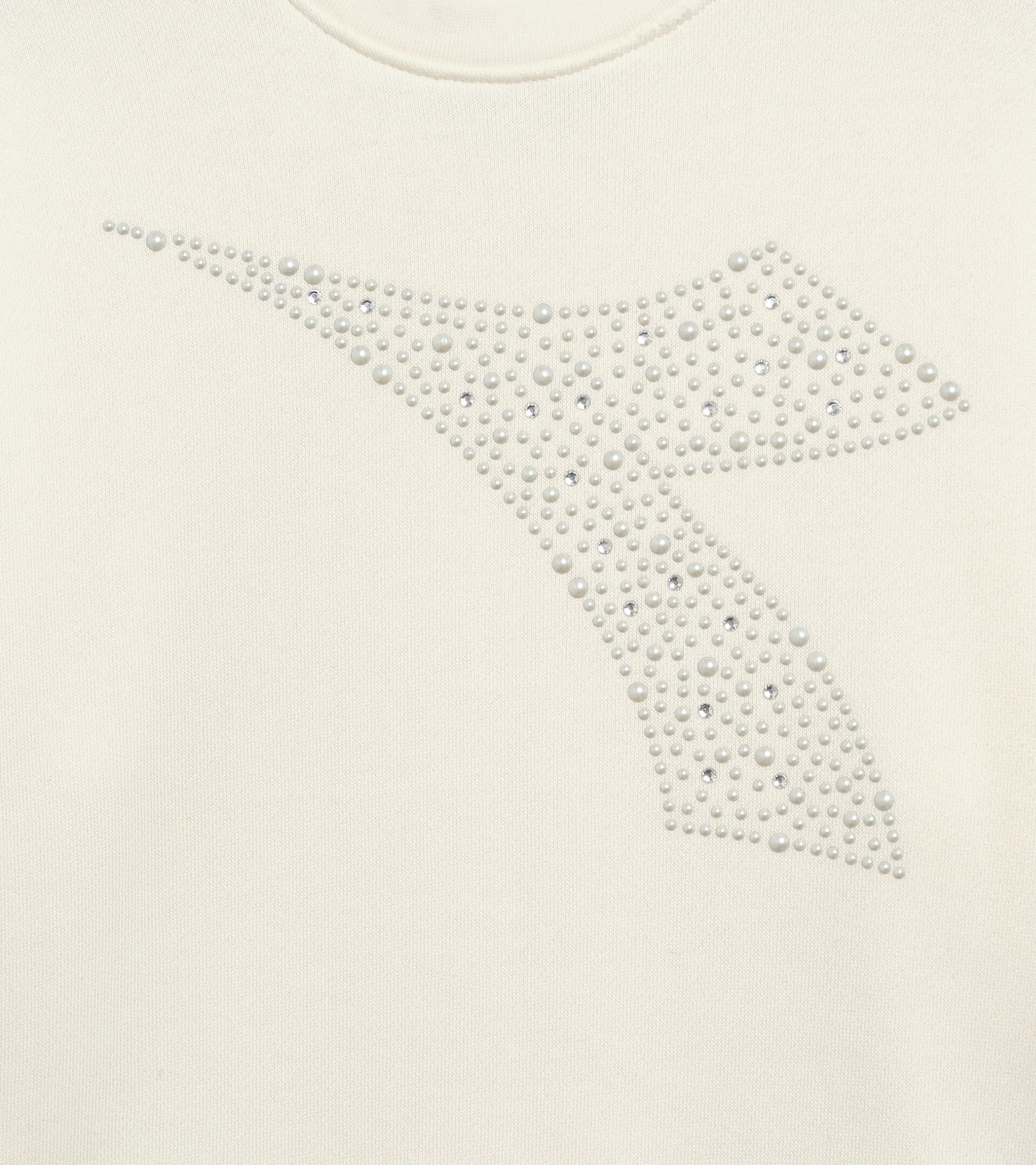 Sports set - Girls JG. SET RHINESTONE TD CREAM /BLACK - Diadora