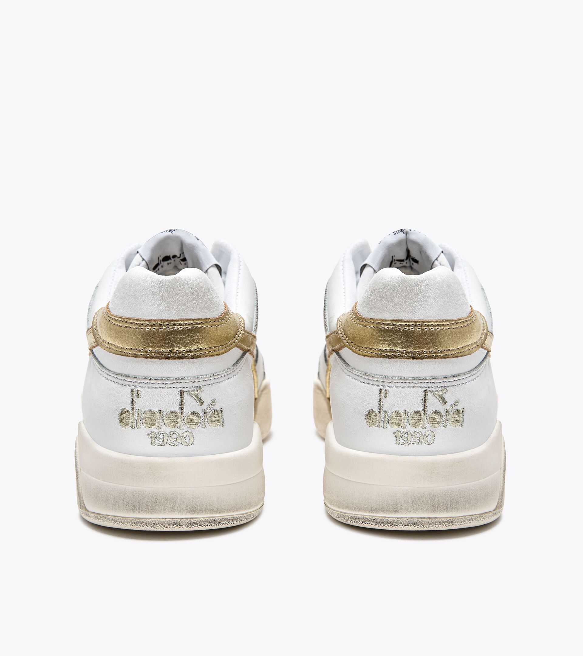 Heritage leather sneaker - Women’s B.560 LAMINATED WN WHITE - Diadora
