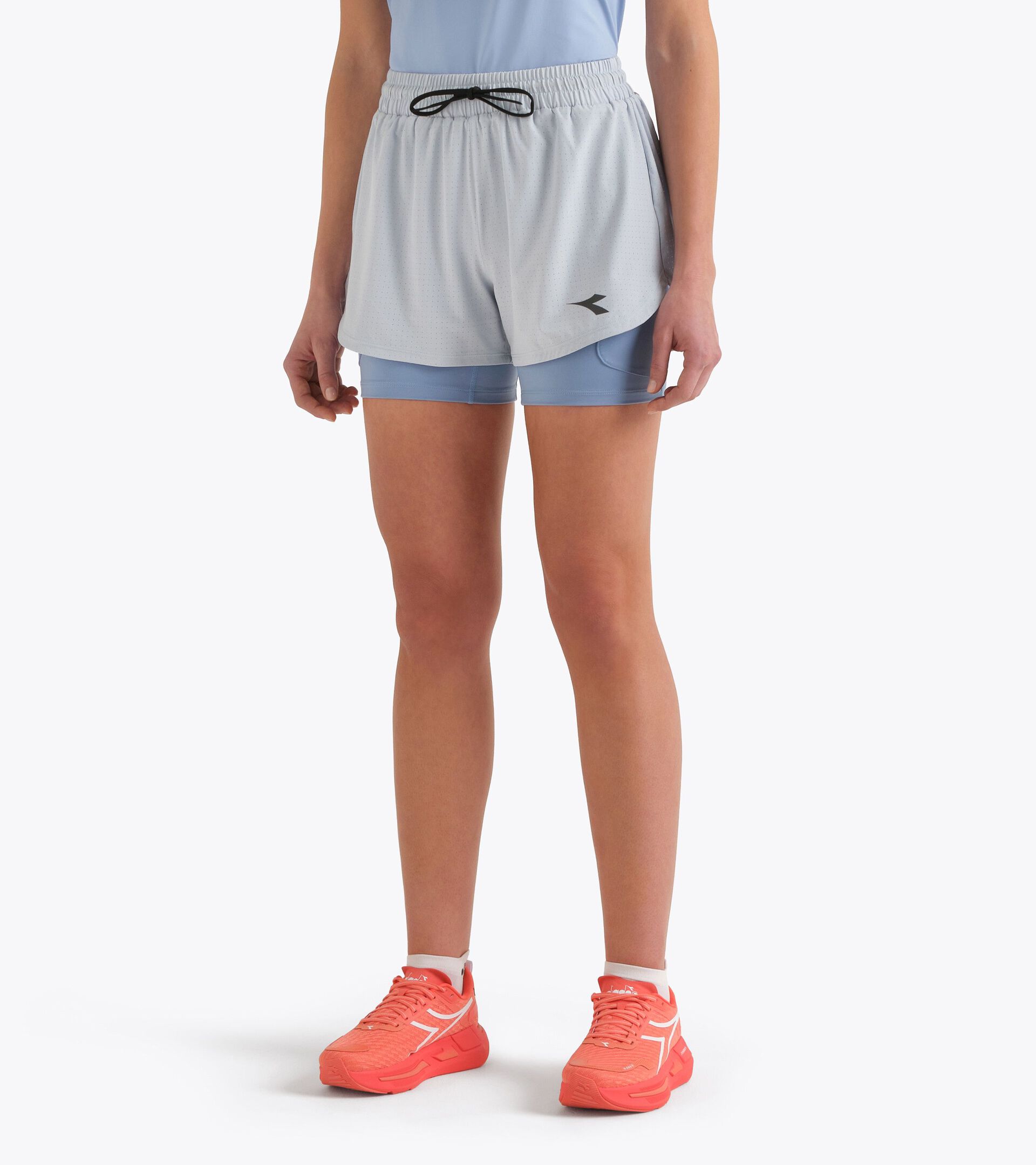 2-in-1 Running Shorts - Women&rsquo;s L. SHORTS 2IN1 SKYRIDE - Diadora