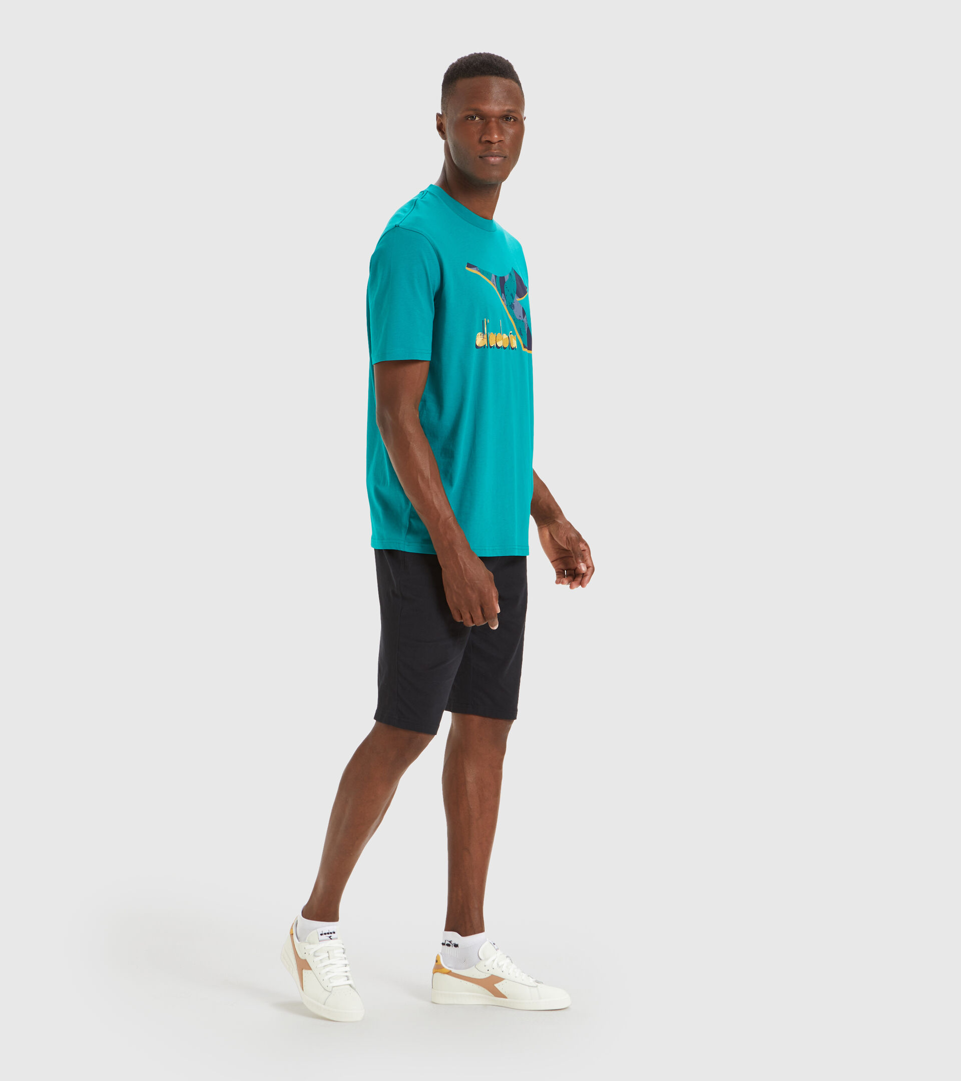 T-shirt - Men T-SHIRT SS SHIELD GREEN SHADOW - Diadora
