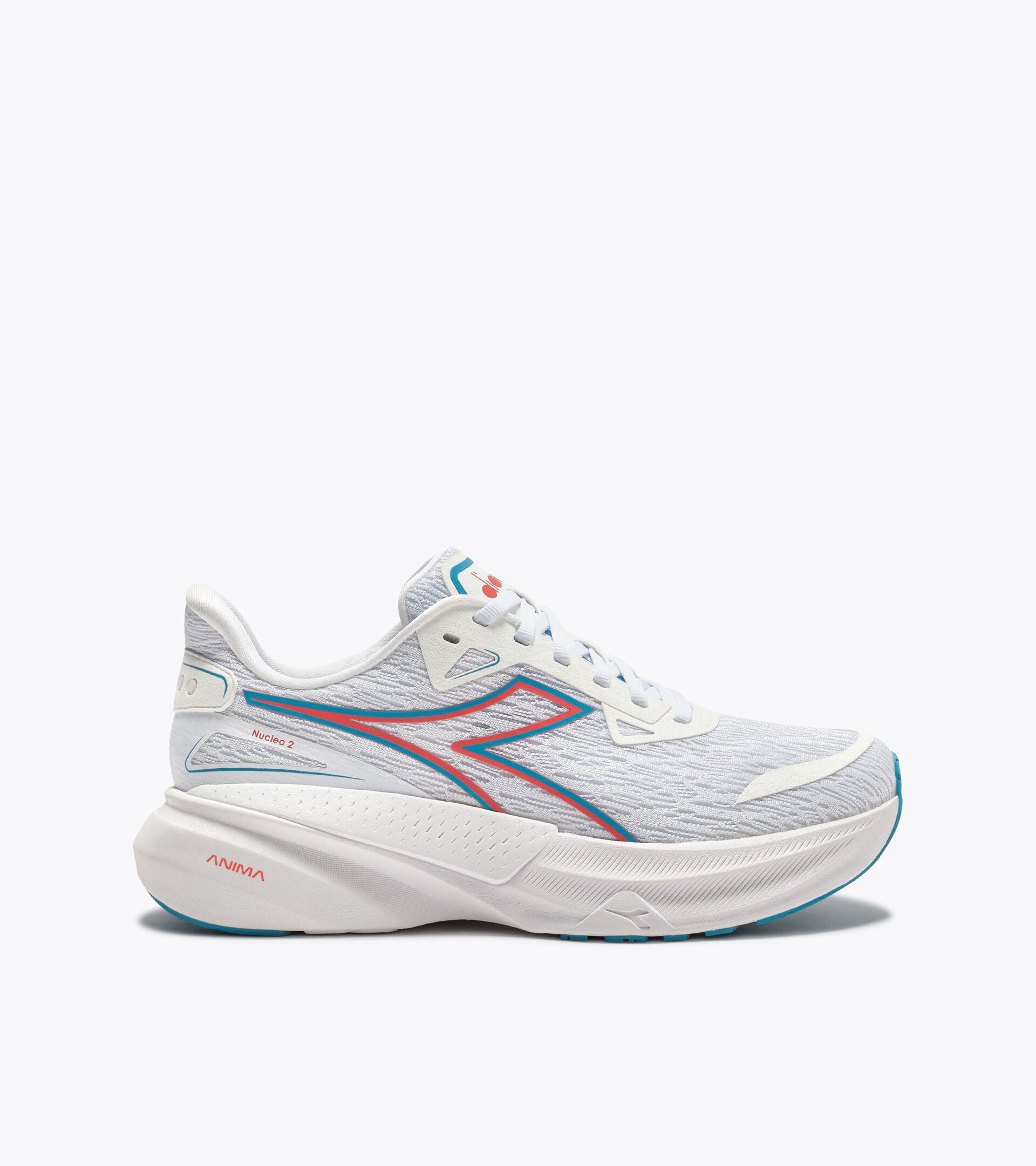 Running shoe - Comfort and stability - Women&rsquo;s NUCLEO 2 W WHITE/HORIZON BLUE - Diadora