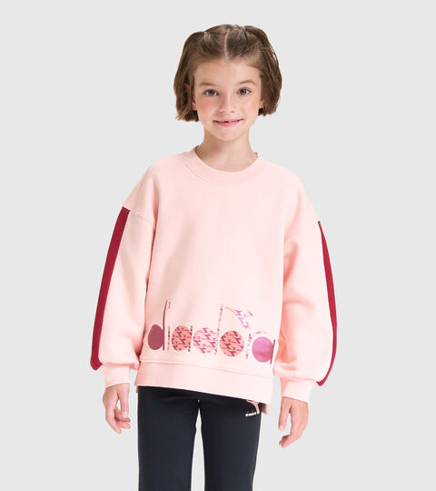 Crew-neck sweatshirt - Kids JG.SWEATSHIRT CREW TWINKLE VEILED PINK - Diadora
