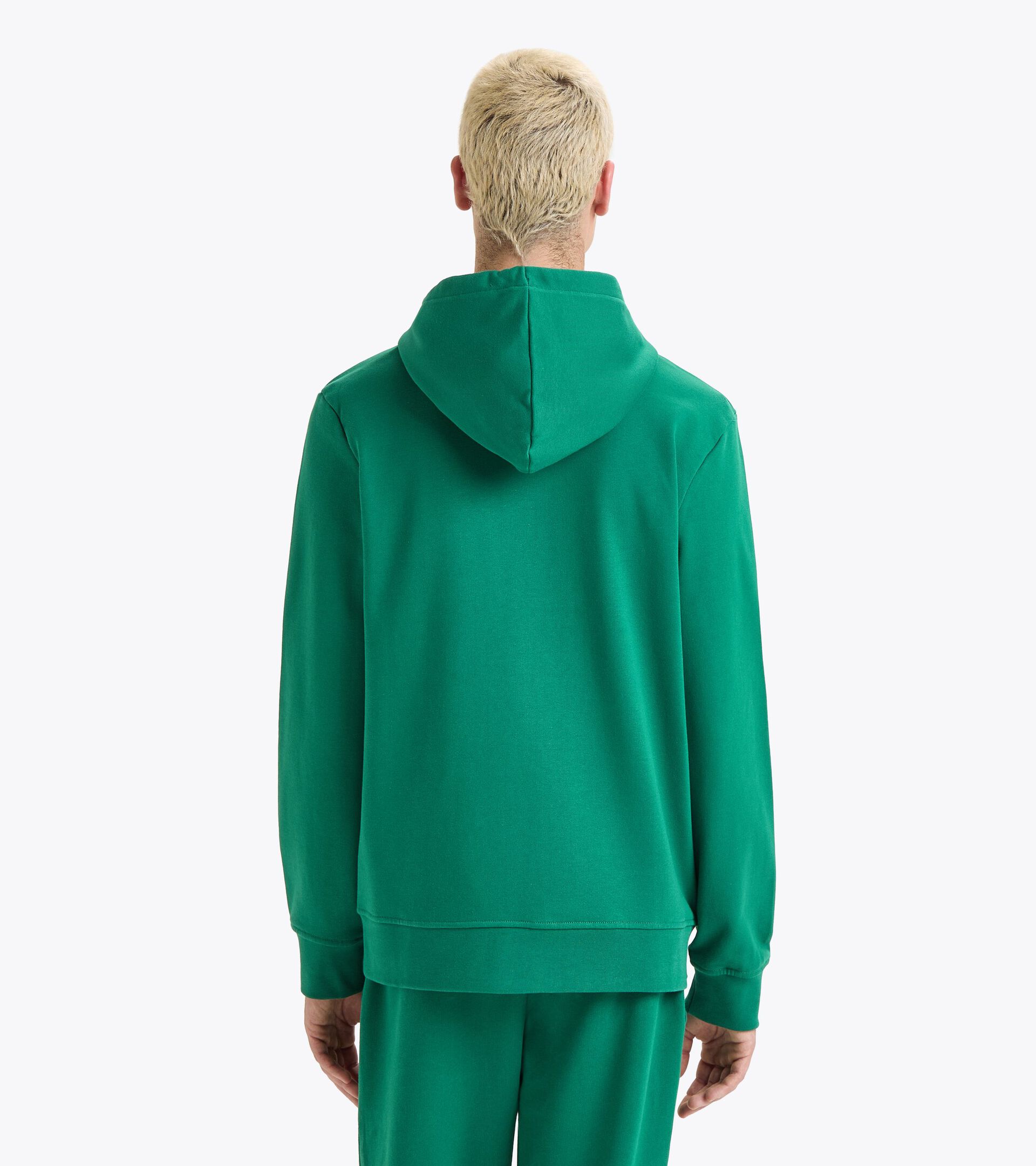Zipped hoodie - All-Gender HOODIE FZ LOGO AVENTURINE - Diadora