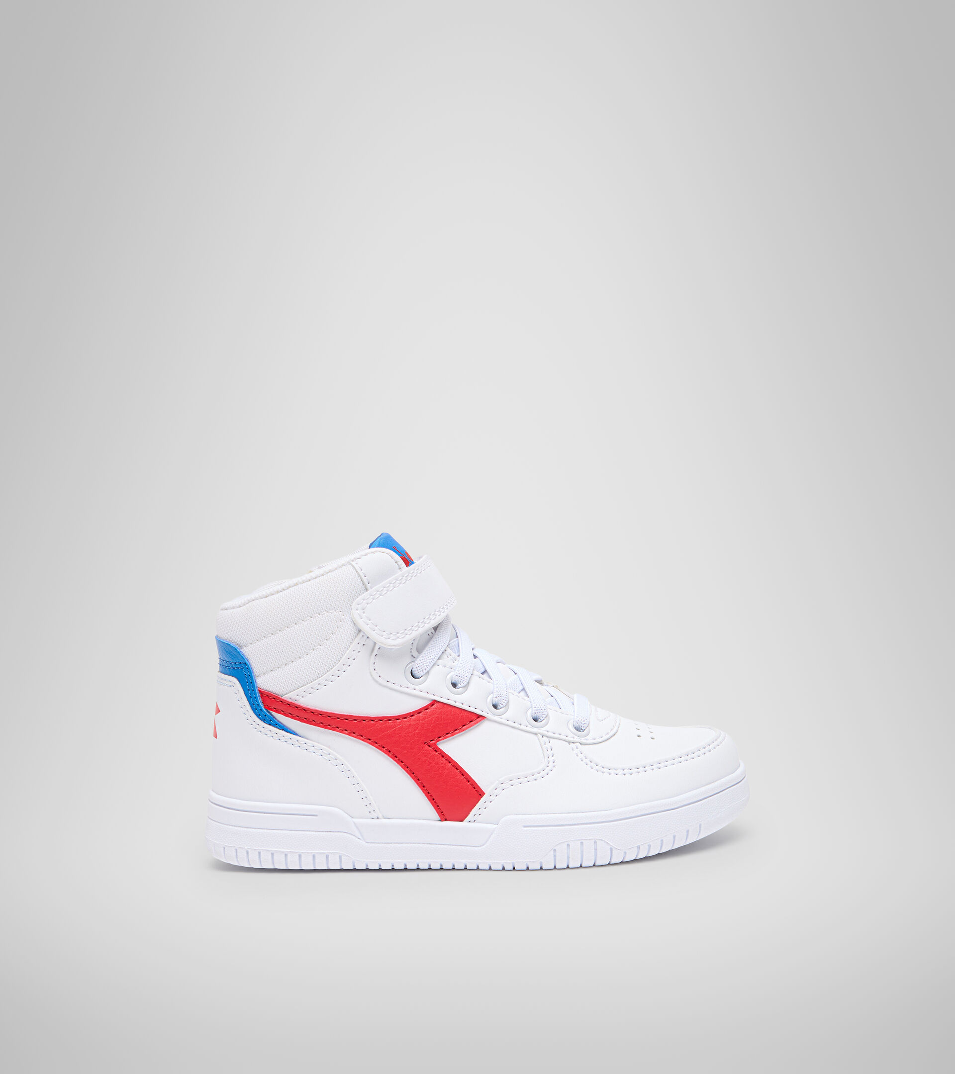Sports shoes - Kids 4-8 years RAPTOR MID PS WHITE/TOMATO RED - Diadora
