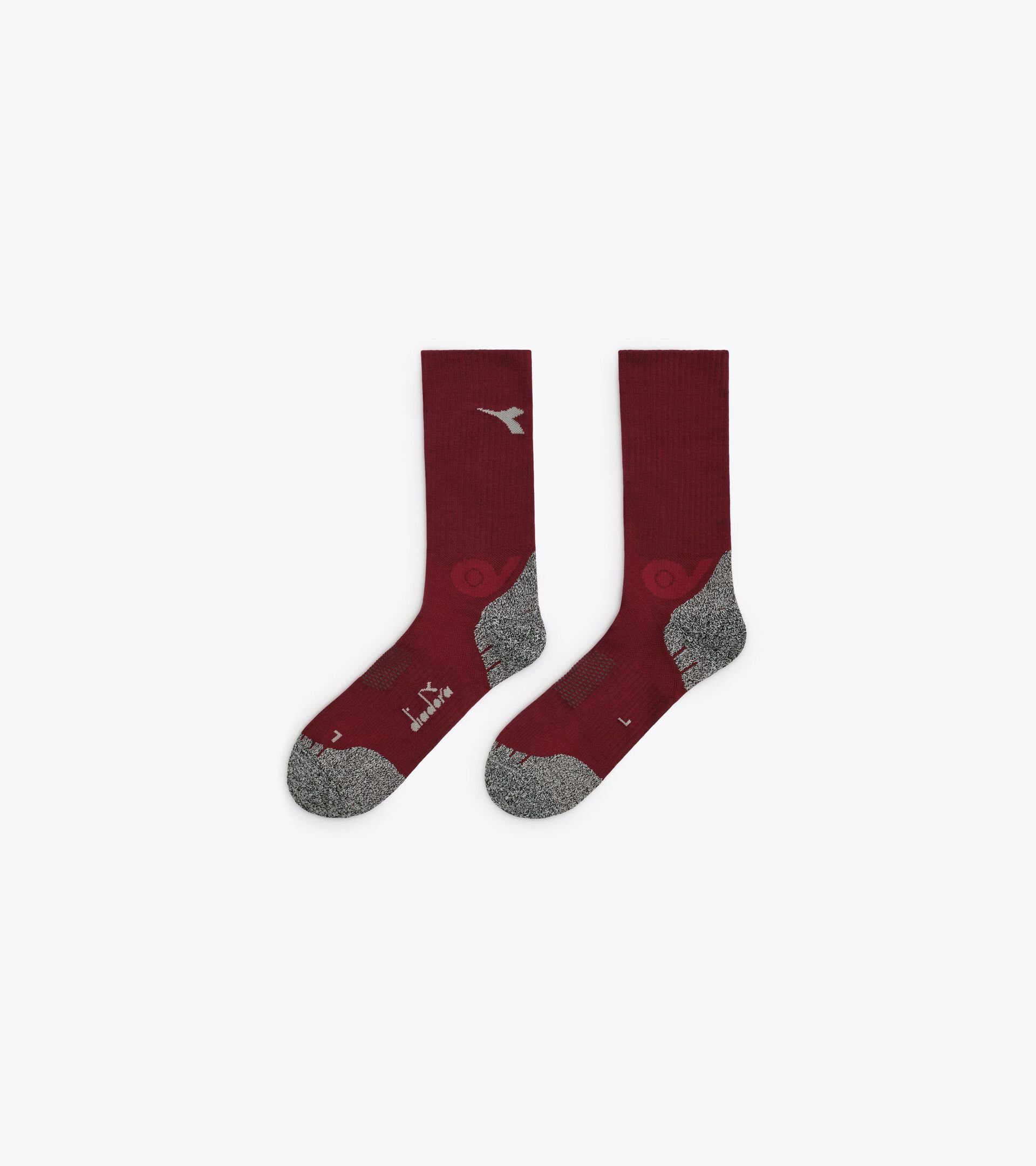 Made In Italy running socks - All-gender SOCKS STRATOUNO DEEP RED - Diadora