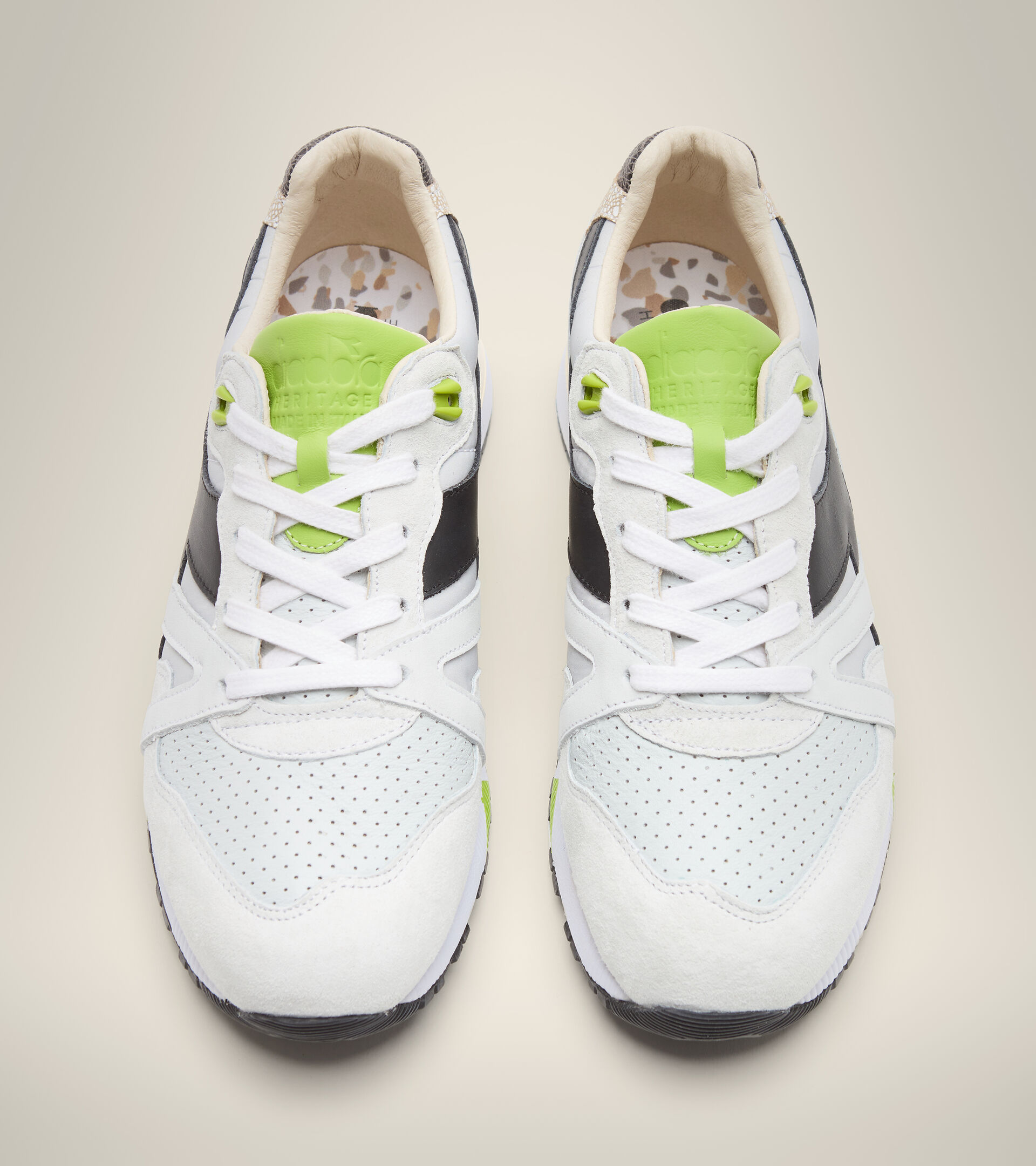 Made in Italy Heritage Shoe - Men N9000 ITALIA WHITE/GLACIER GRAY - Diadora