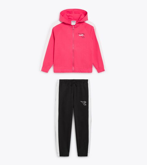 Sports tracksuit - All-gender JU. TRACKSUIT  HD FZ ESS. SPORTS  (HJ) TOMATO - Diadora