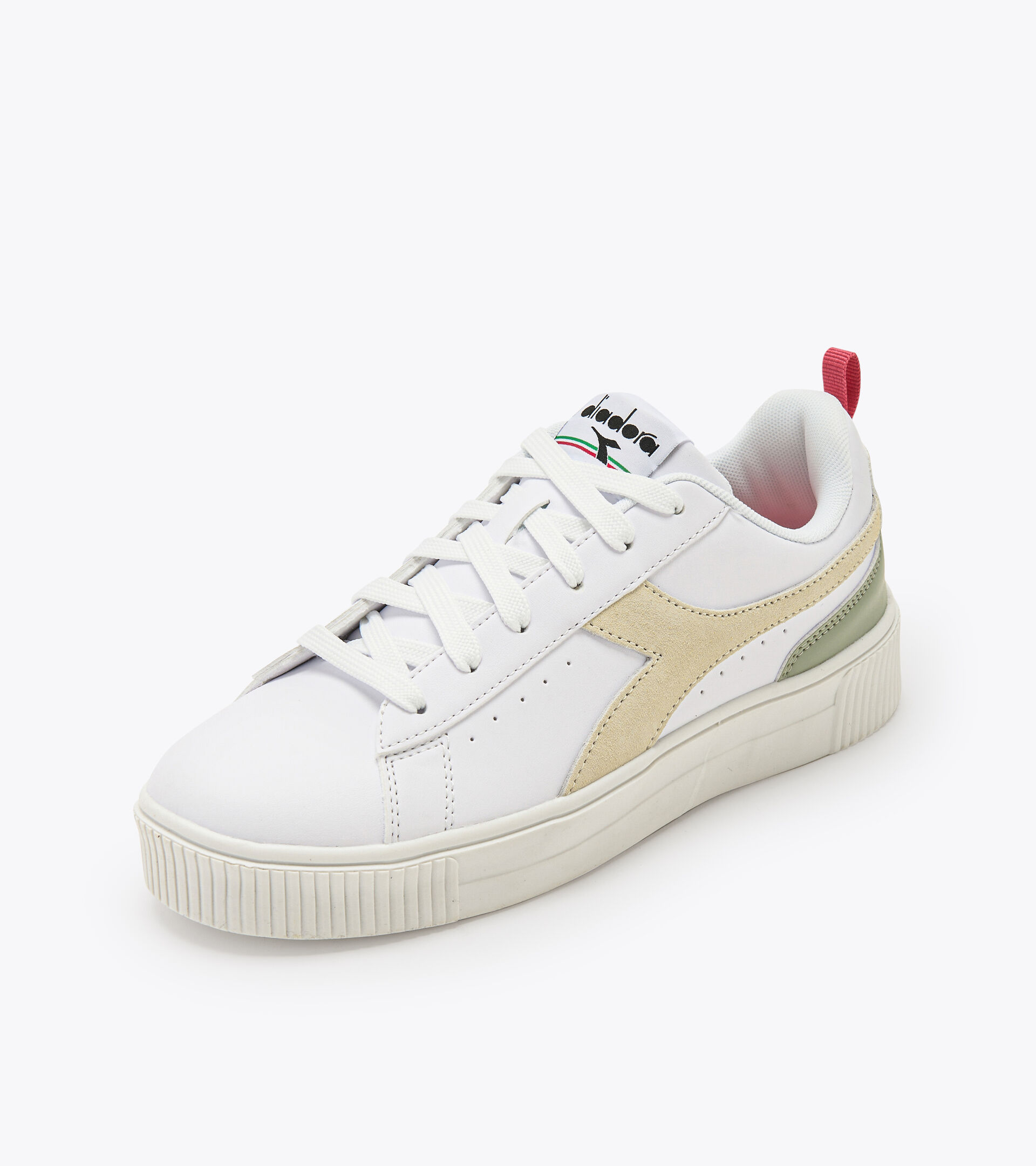 Chaussures de sport - Femme AMBER BLANC / SAUGE DU DÉSERT - Diadora