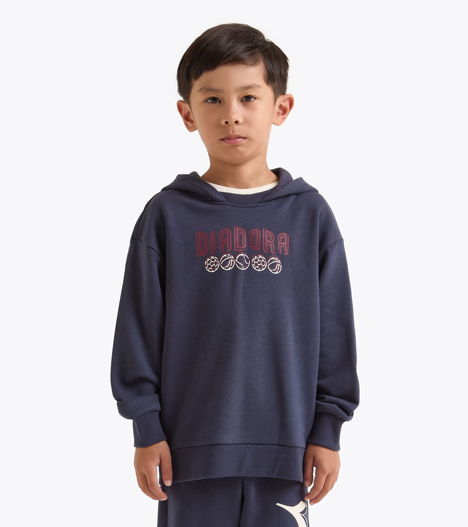 Sweat-shirt à capuche - Coupe loose - Ado garçon
 JB. HOODIE BLEU NUITS - Diadora