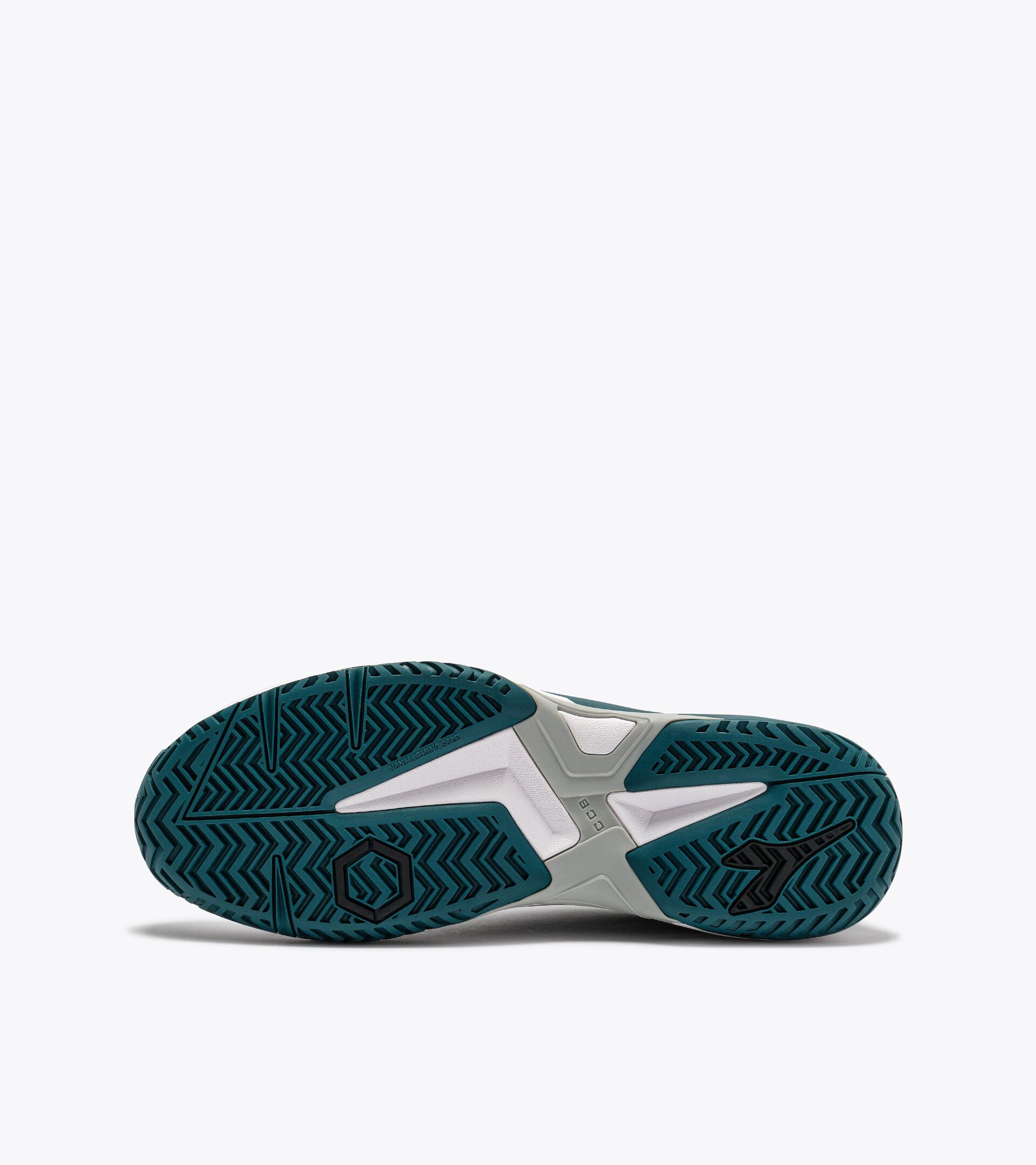 Tennisschuh f&uuml;r Hartpl&auml;tze oder Sandpl&auml;tze - Stabilit&auml;t - Herren TROFEO 4 AG BIANCO/NERO/VERDE PINO - Diadora