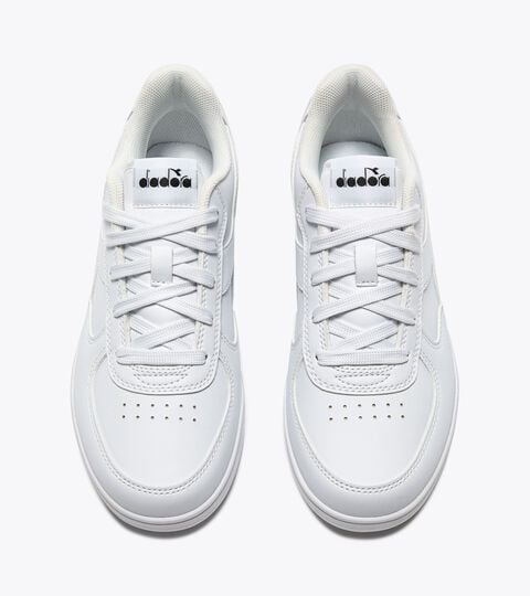 RAPTOR LOW GS, WHITE/WHITE/WHITE Sports shoes - Youth 8-16 years RAPTOR LOW GS WHITE/WHITE/WHITE - Diadora