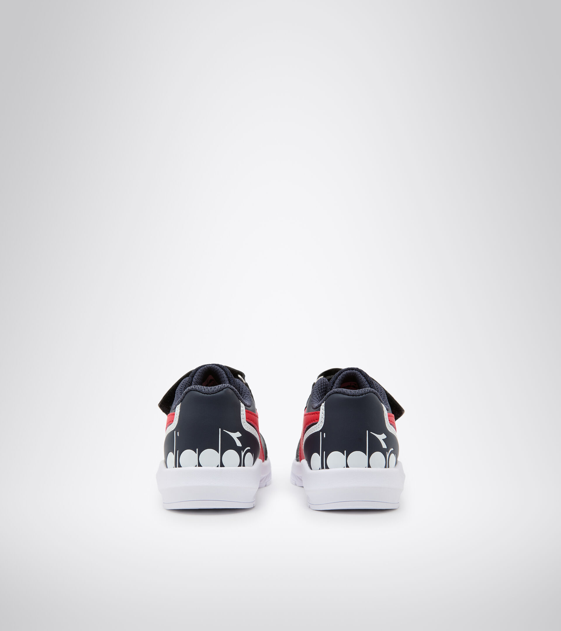 Running shoe - Unisex kids FALCON SL I BLUE CORSAIR /HIGH RISK RED - Diadora