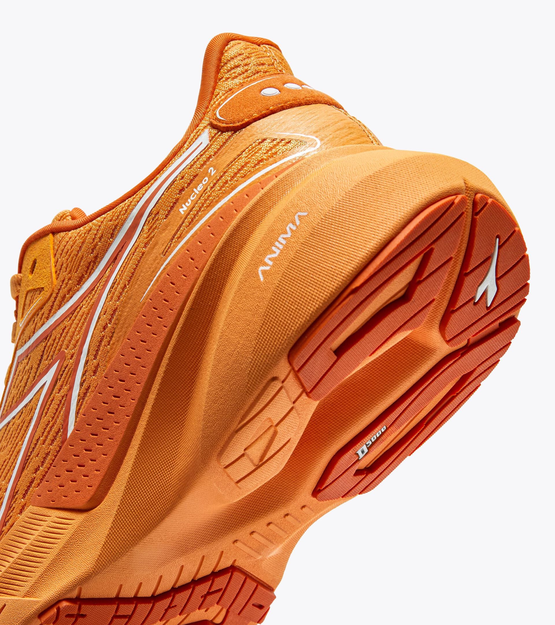 Running shoe - Comfort and stability - Women&rsquo;s NUCLEO 2 W BLAZING ORANGE/EXUBERANCE - Diadora
