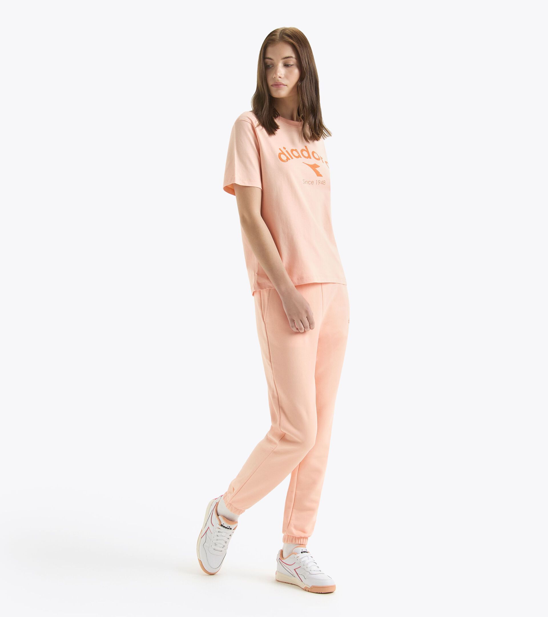 T-shirt - Genre neutre T-SHIRT SS ATHL. LOGO PECHE PARFAIT - Diadora