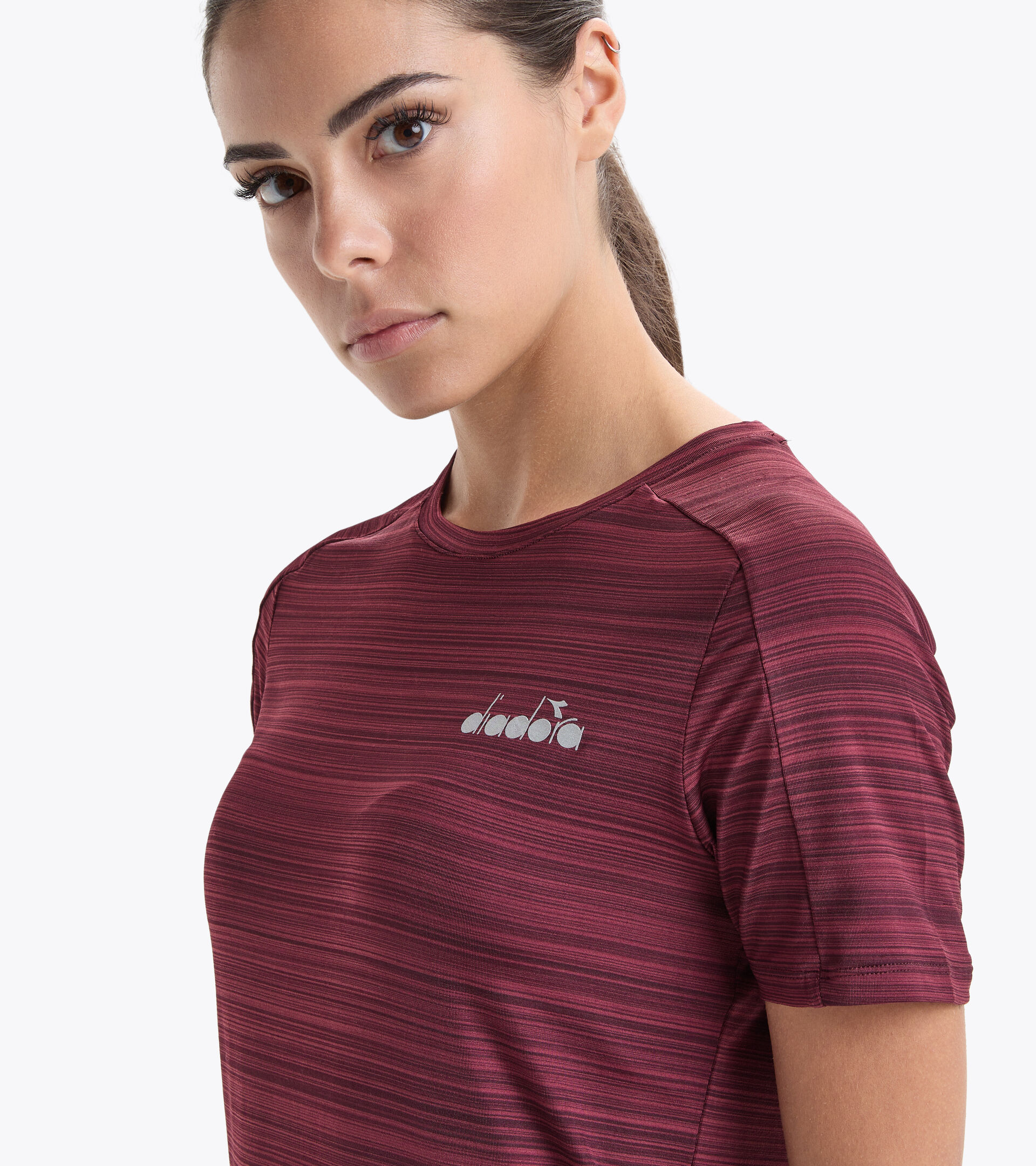 T-shirt de running - Femme L. SS T-SHIRT TECH BE ONE PORT ROYALE - Diadora