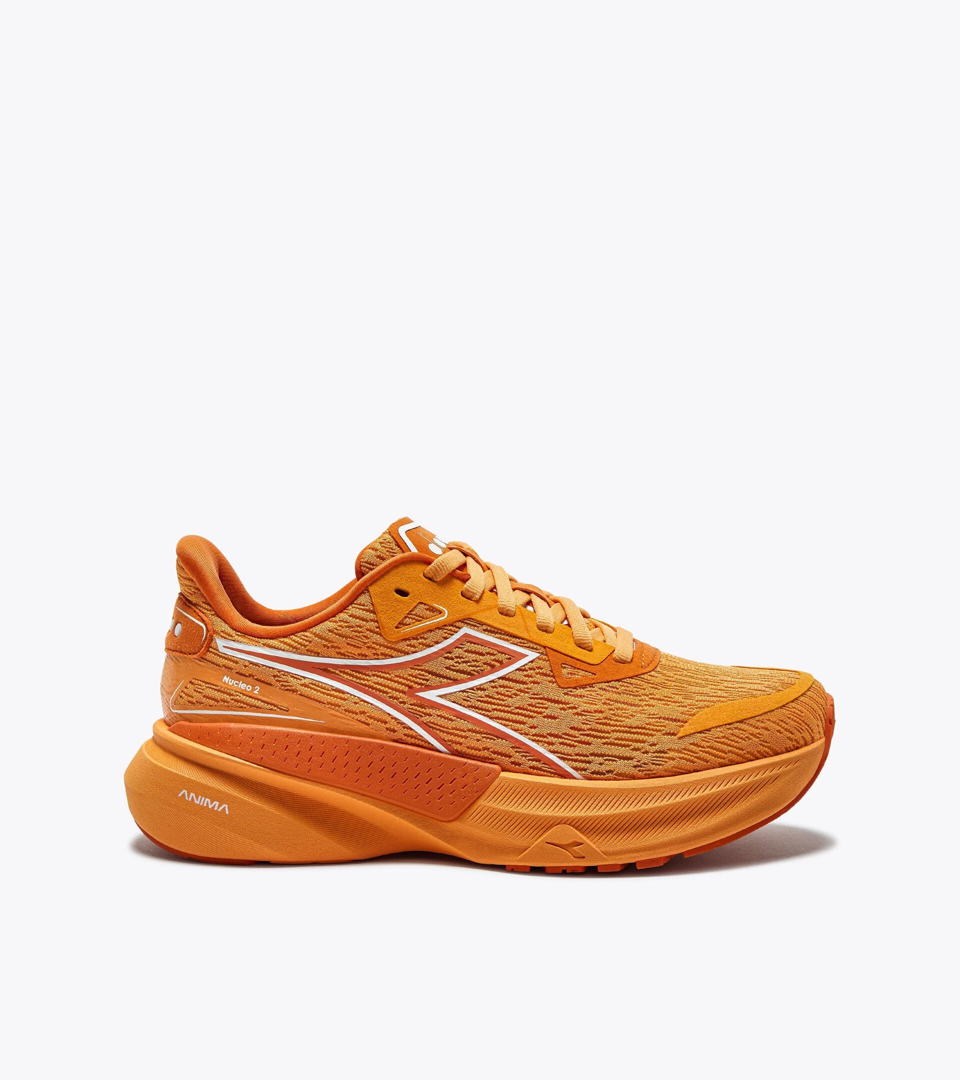 Running shoe - Comfort and stability - Women&rsquo;s NUCLEO 2 W BLAZING ORANGE/EXUBERANCE - Diadora