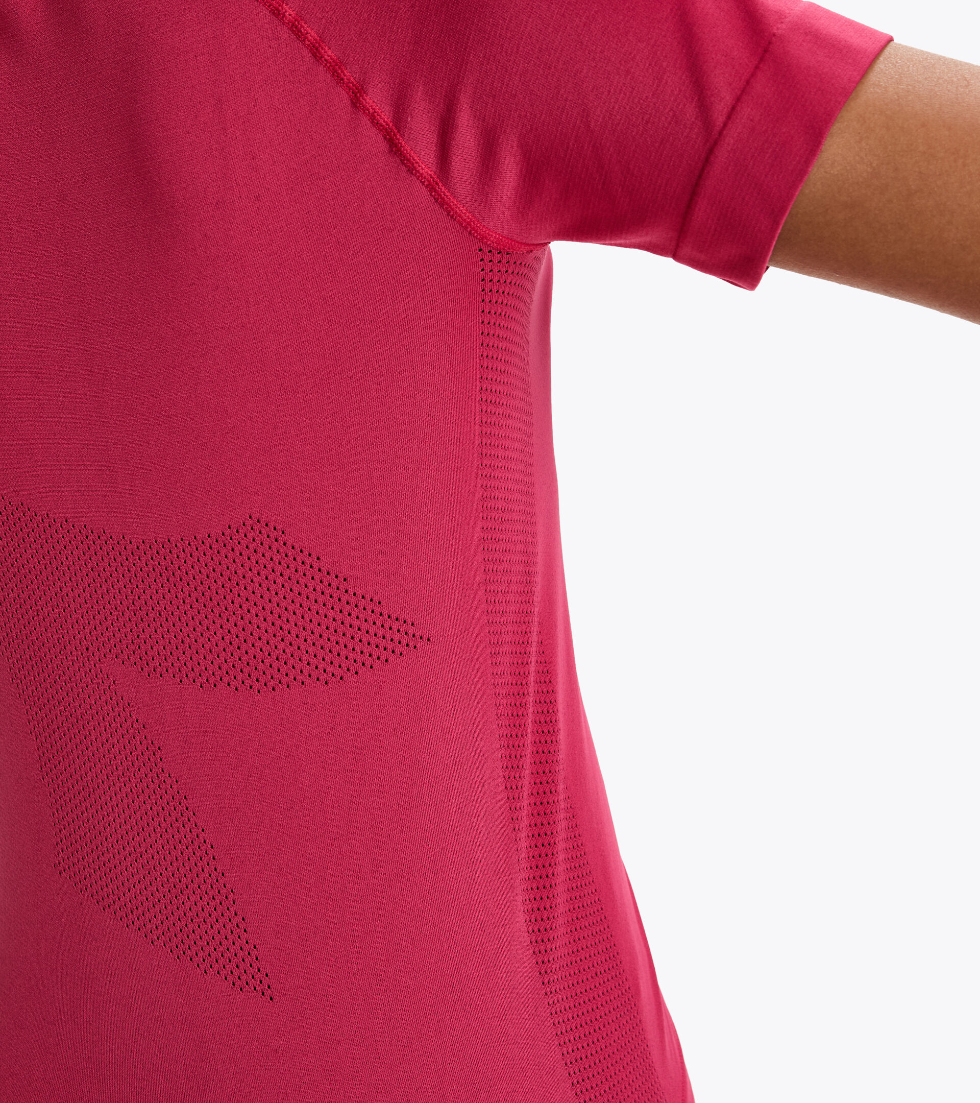 Apparel Sport DONNA L. SS SKIN FRIENDLY T-SHIRT ROSA JAZZY Diadora