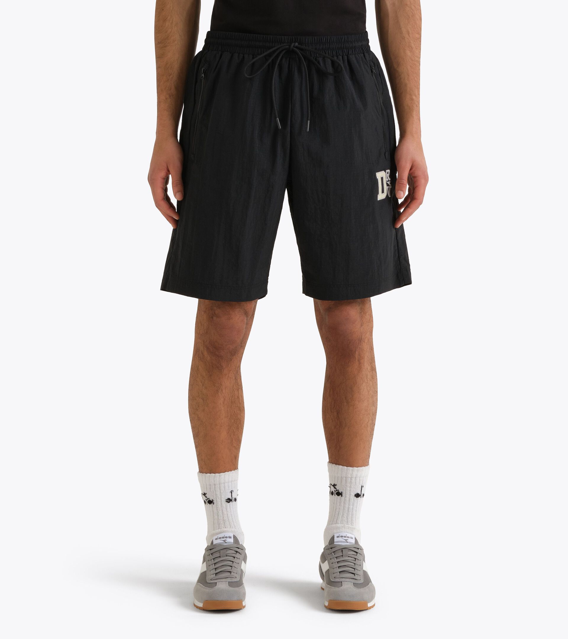 Bermuda shorts - Run Valley - All-gender SHORTS RUN VALLEY BLACK - Diadora