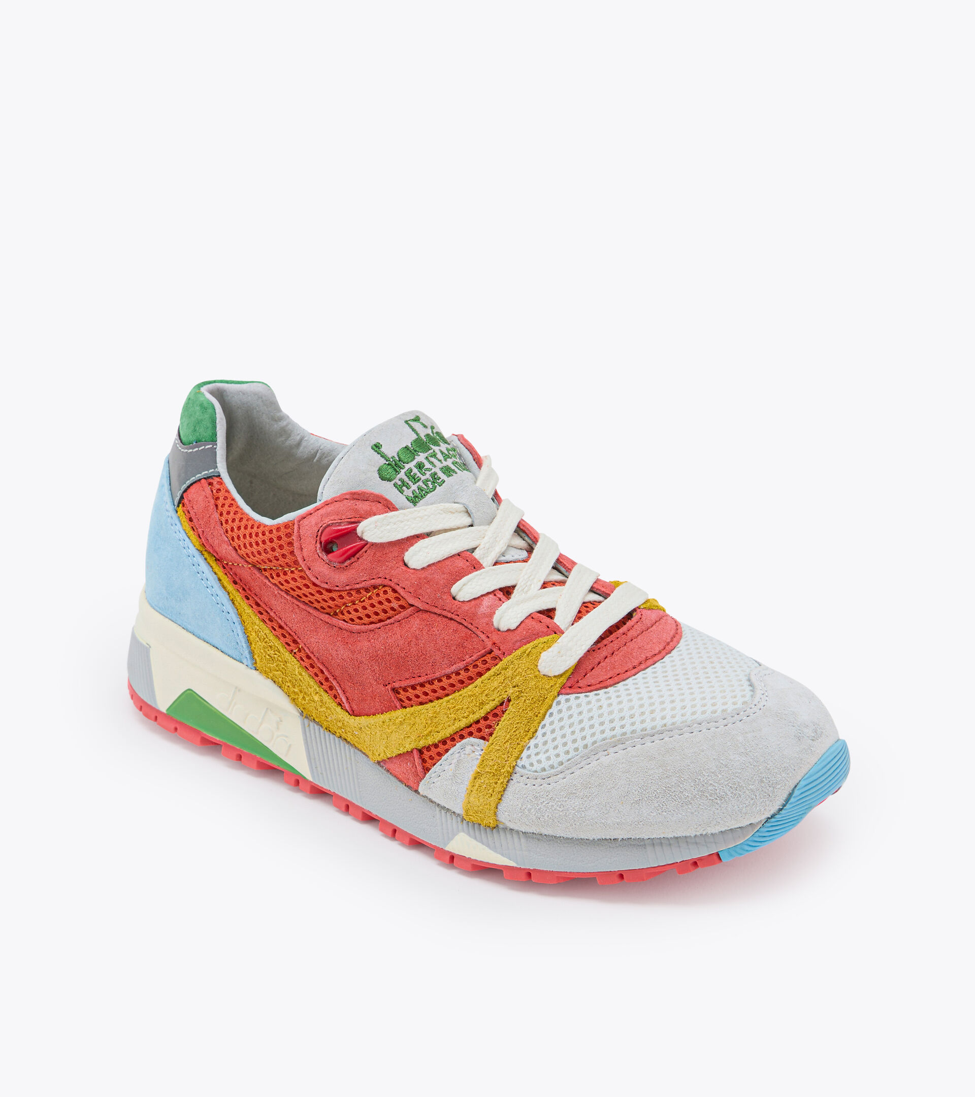 Chaussures Heritage Made in Italy - Unisexe N9000 SICILIA ITALIA ORANGE KAKI - Diadora