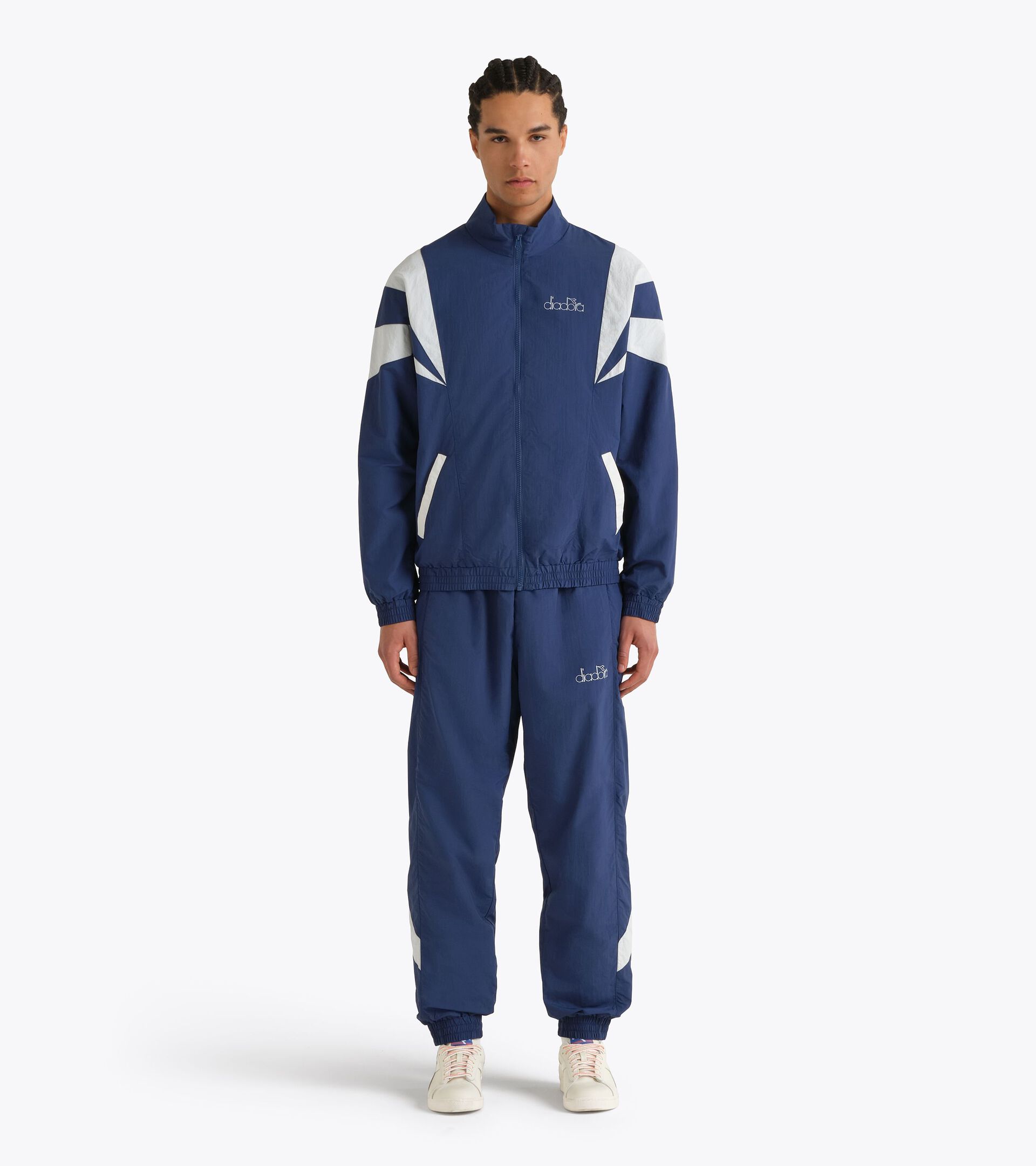 Trainingsanzug aus Ripstop - F&uuml;r alle Geschlechter
 TRACKSUIT LOGO EXC. I BLAU BAUERNROSE - Diadora