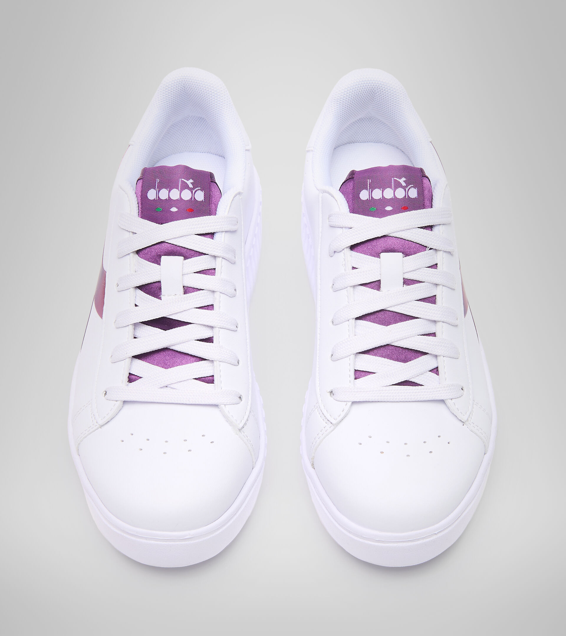 Sports shoes - Junior 8-16 years GAME STEP KALEIDO GS WHITE/DAHLIA MAUVE - Diadora