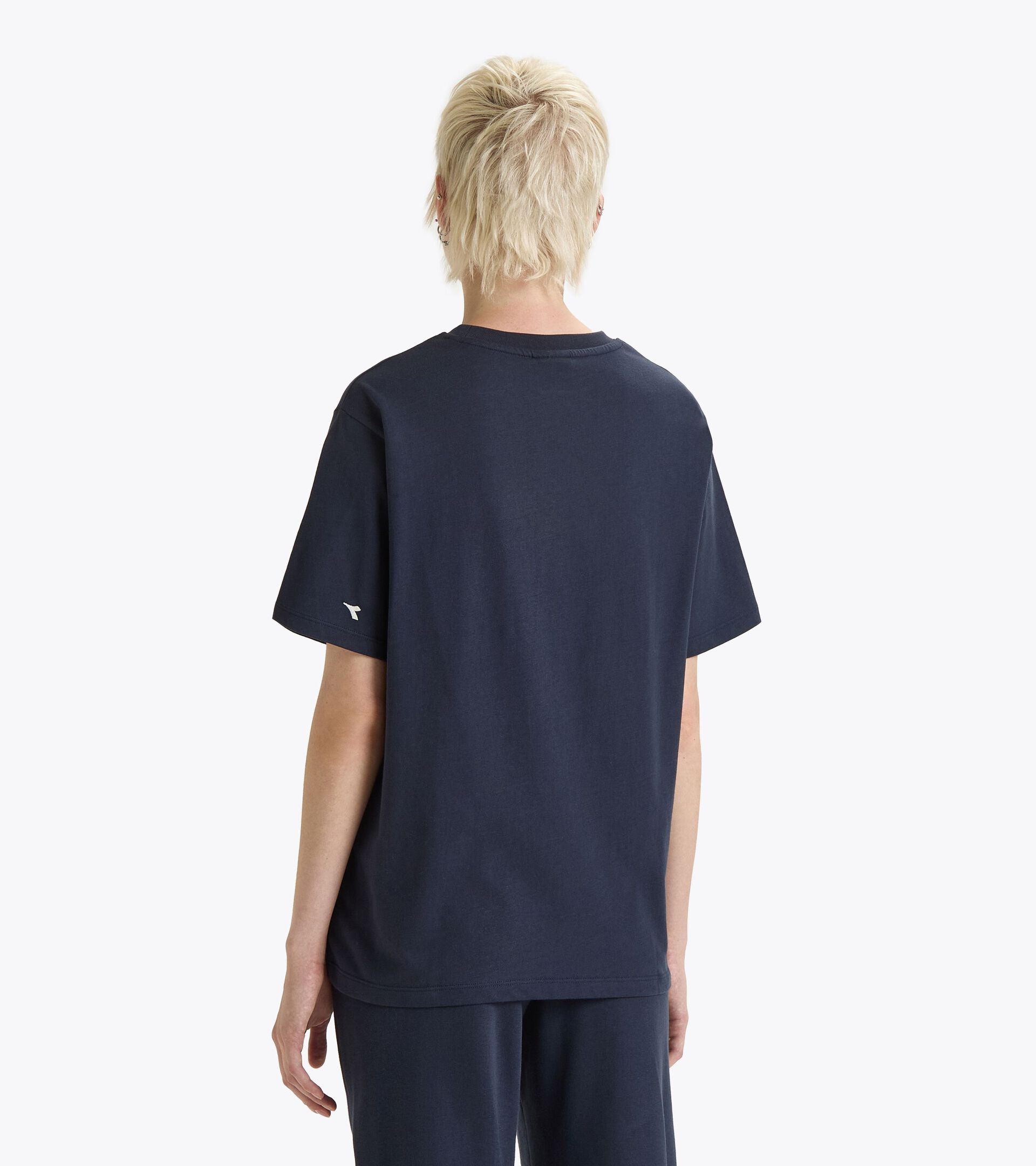 T-Shirt - genderneutral T-SHIRT SS ATHL. LOGO NACHTSBLAU - Diadora