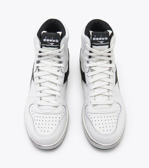 MAGIC BASKET MID ICONA, BLANCO/BLANCO/NEGRO Sporty sneakers - Unisex MAGIC BASKET MID ICONA BLANCO/BLANCO/NEGRO - Diadora