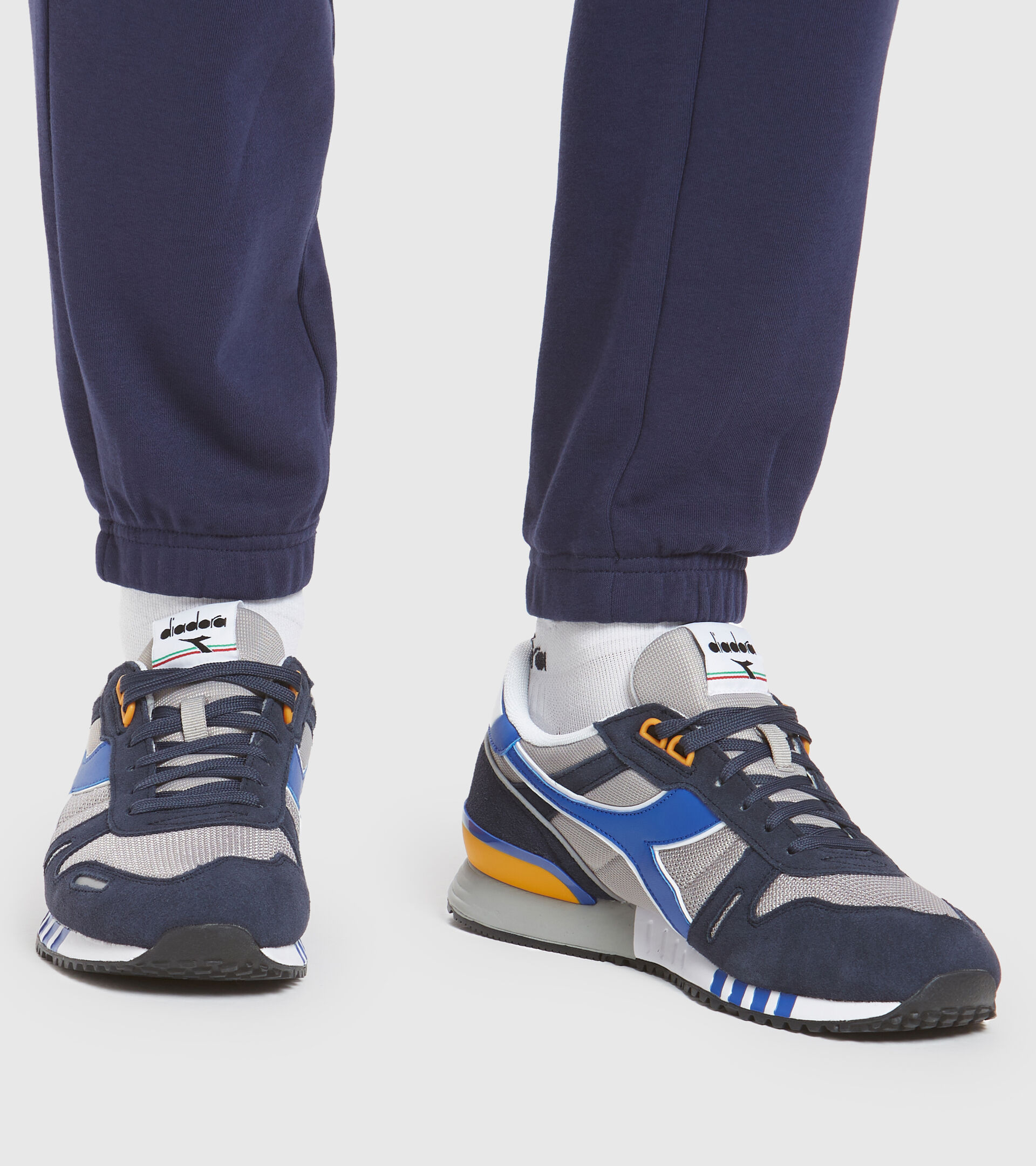 Footwear Sportswear UOMO TITAN GRIGIO CENERE/BLU PROFONDO Diadora
