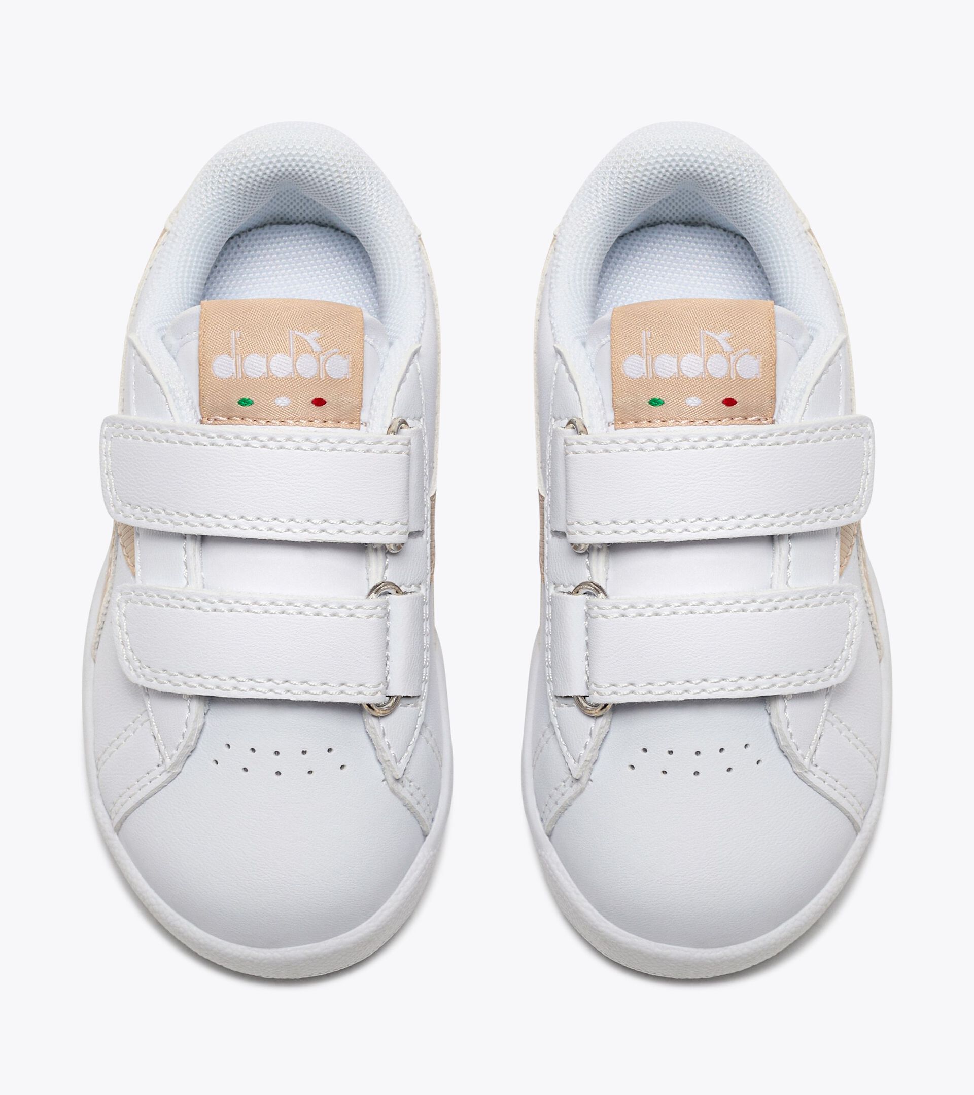 Sports shoes - Toddlers 1-4 years GAME P TD GIRL WHITE/WHISPER PINK - Diadora