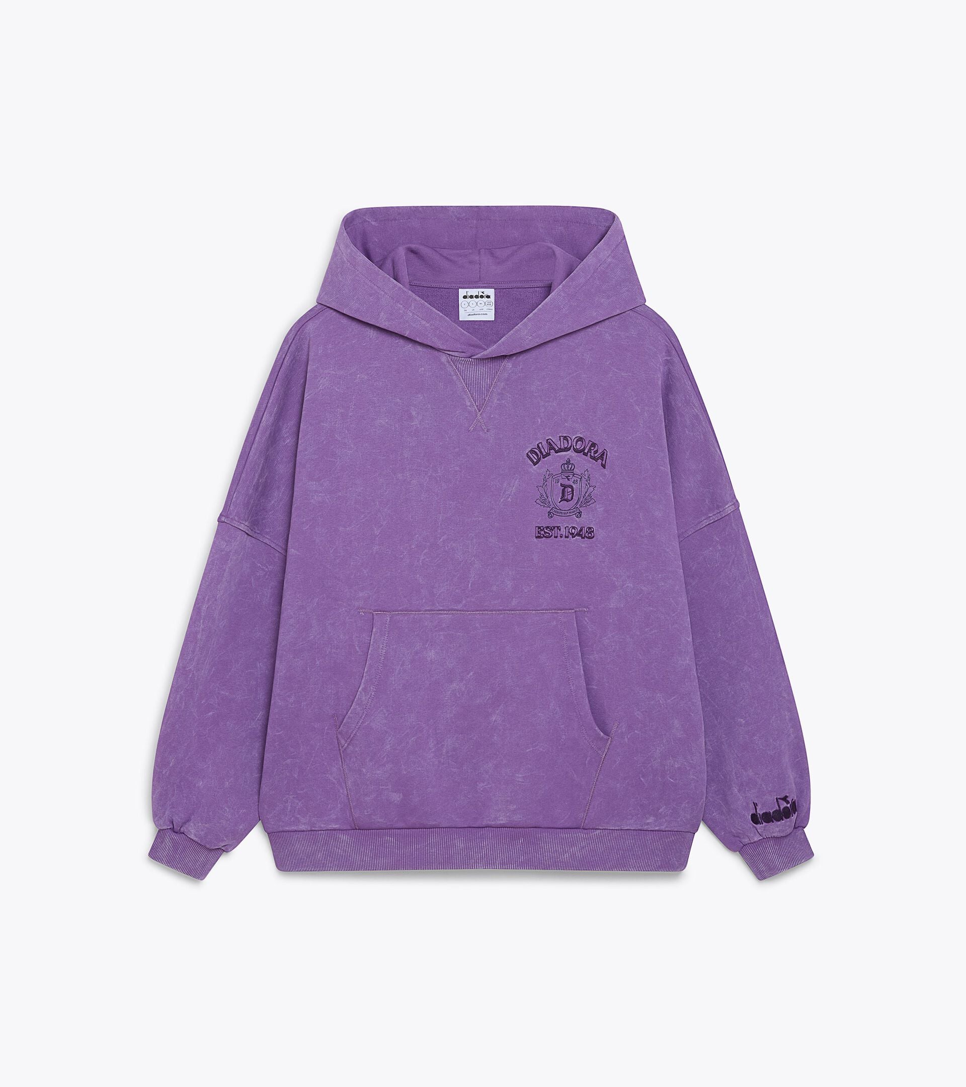 Sudadera con capucha - Confort - Mujer L. HOODIE AVENUE LAB PURPURA AMARANTO - Diadora